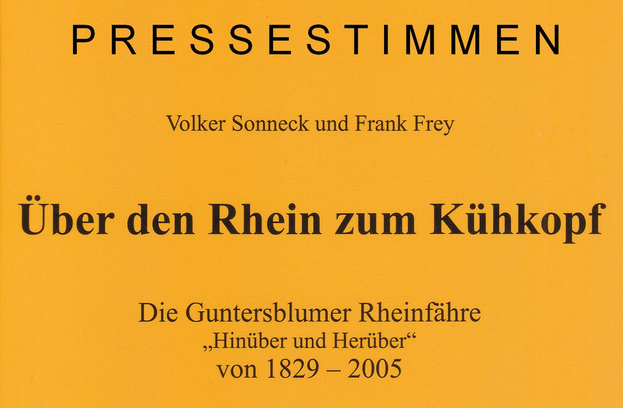 42609 Pressestimmen Fährbuch (Kulturverein Guntersblum CC BY-NC-SA)
