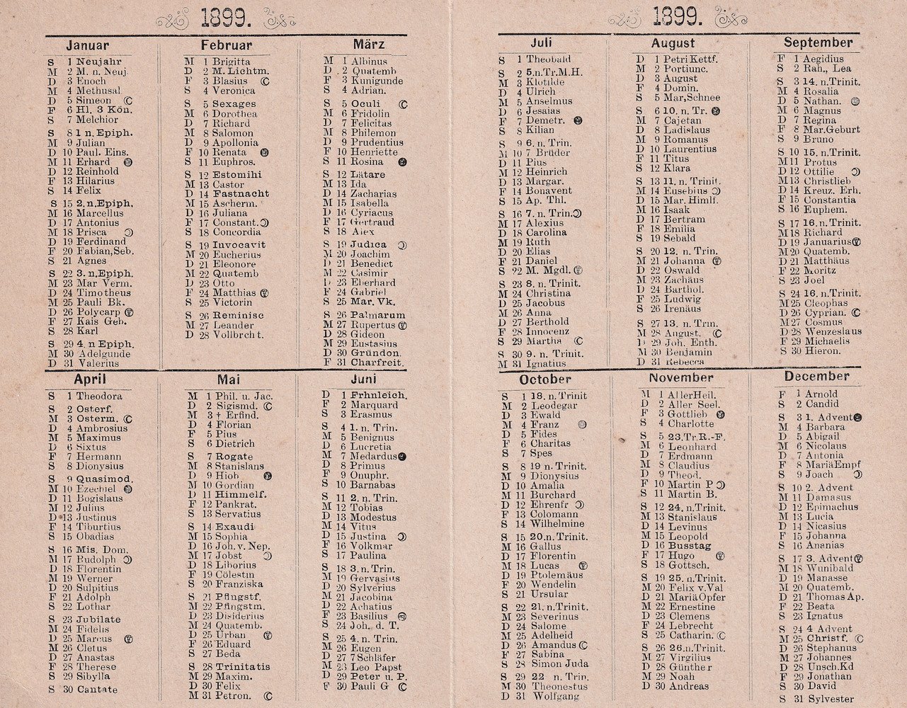 42639 Kalender 1899-1 (Kulturverein Guntersblum CC BY-NC-SA)