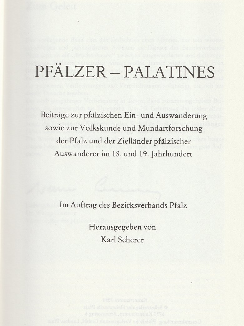 Pfälzer - Palatines (Kulturverein Guntersblum CC BY-NC-SA)