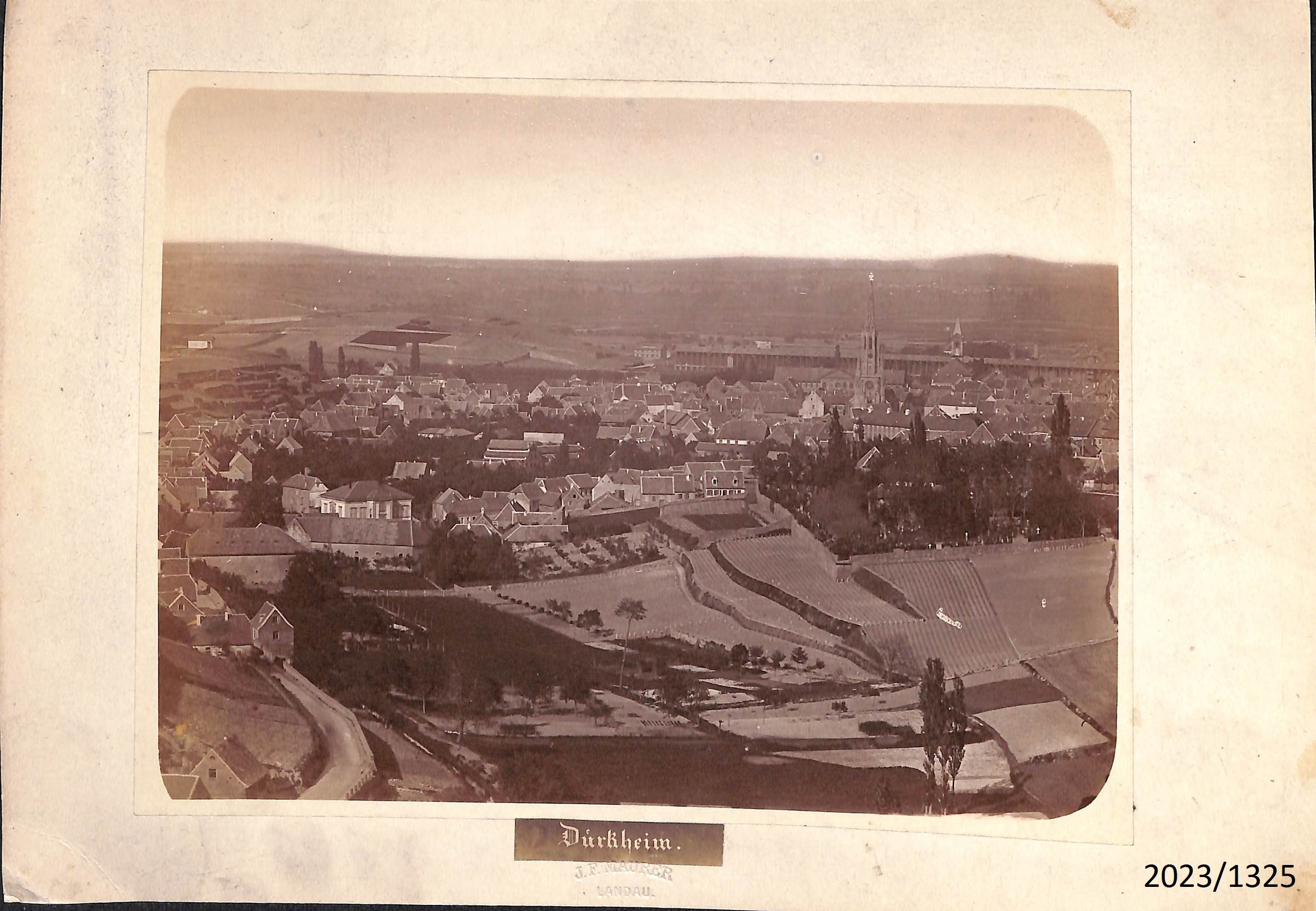 Bad Dürkheim, Ansicht von Südwesten, um 1910 (Stadtmuseum Bad Dürkheim im Kulturzentrum Haus Catoir CC BY-NC-SA)