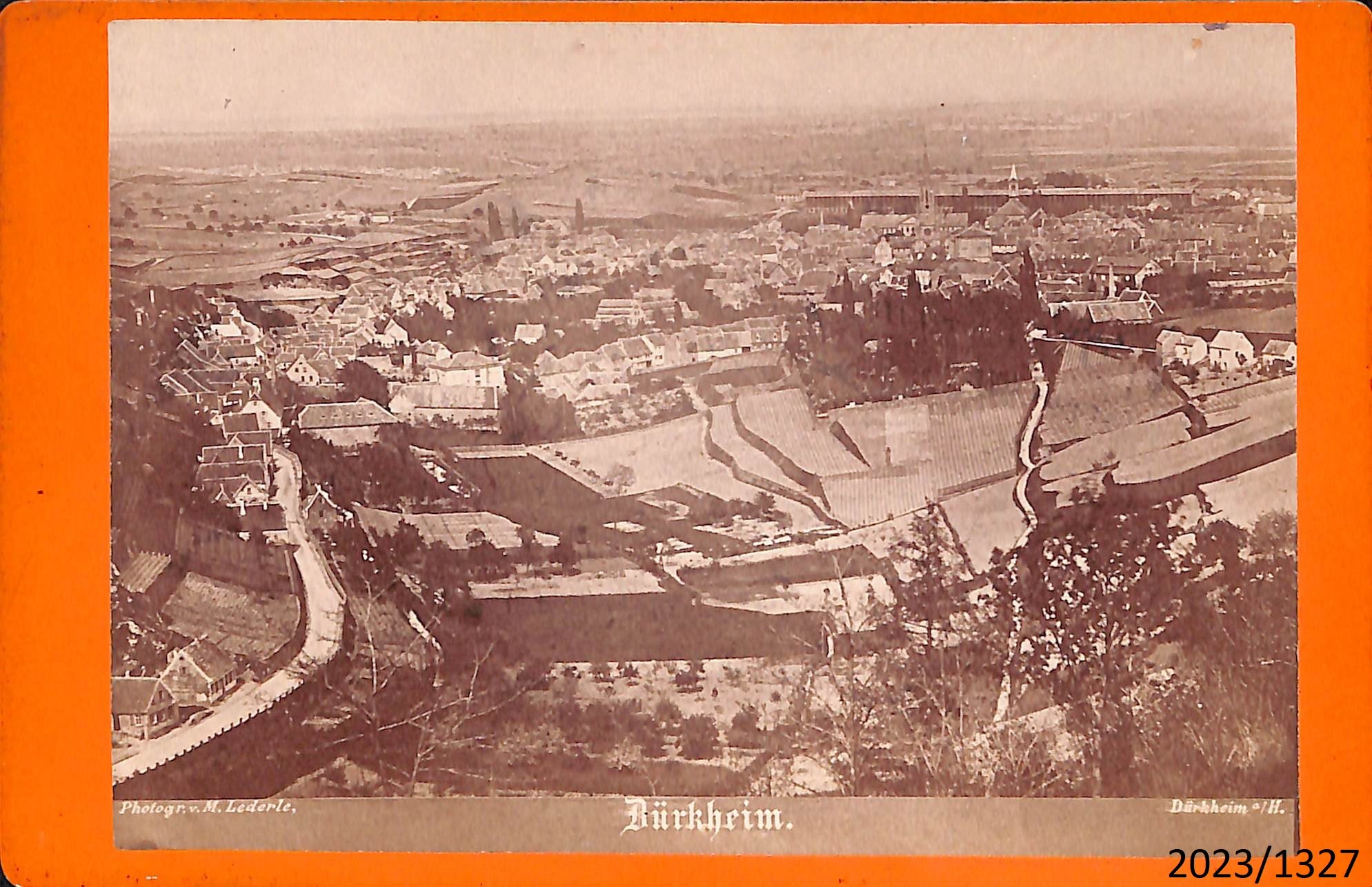 Dürkheim, Ansicht von Südwesten, vor 1885 (Stadtmuseum Bad Dürkheim im Kulturzentrum Haus Catoir CC BY-NC-SA)