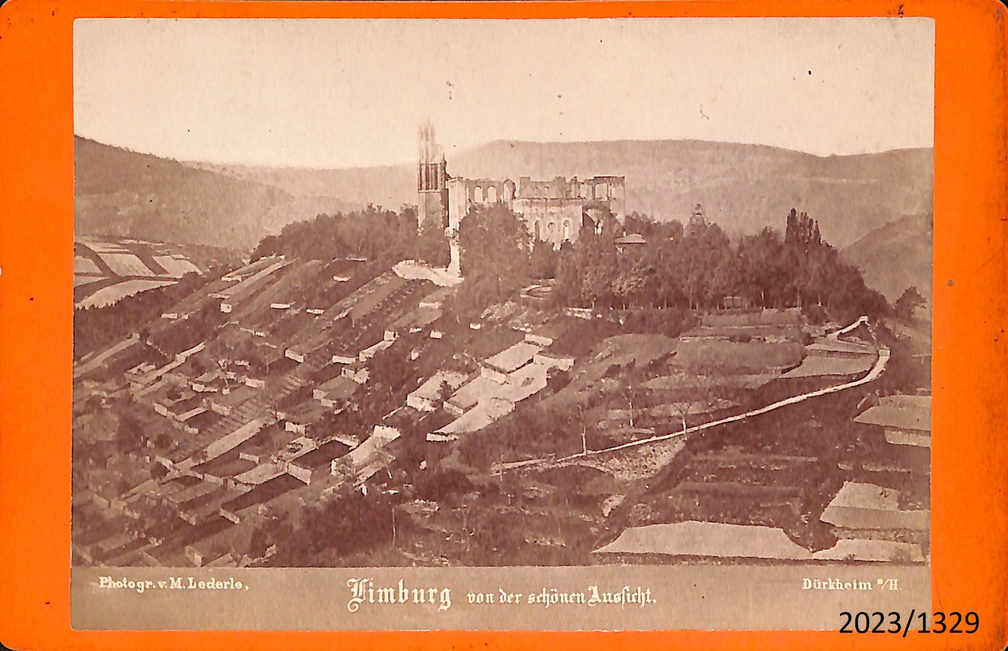 Dürkheim, Limburg von der schönen Aussicht, vor 1885 (Stadtmuseum Bad Dürkheim im Kulturzentrum Haus Catoir CC BY-NC-SA)