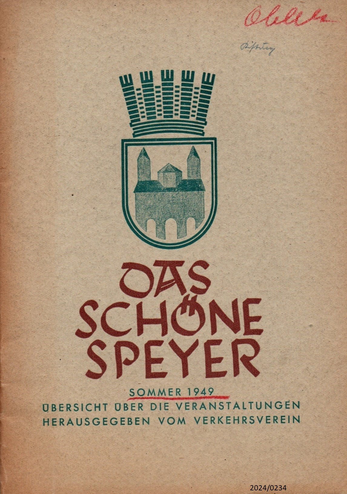Das schöne Speyer - Sommer 1949 (Stadtmuseum Bad Dürkheim im Kulturzentrum Haus Catoir CC BY-NC-SA)