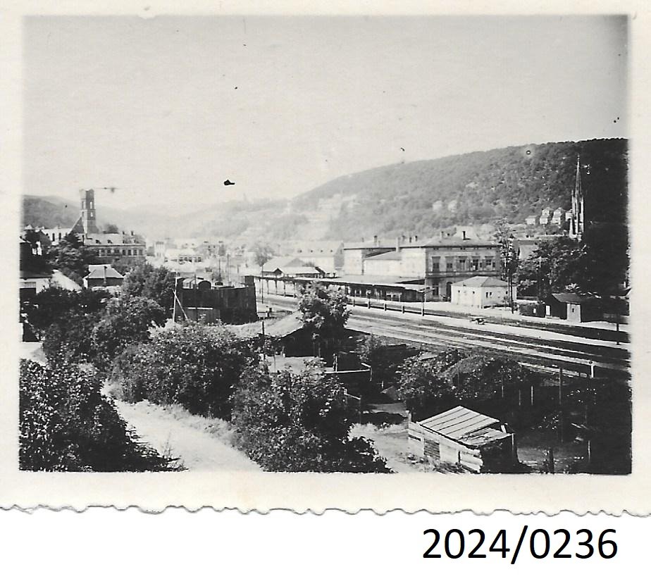 Bad Dürkheim, Ansicht aus östlicher Richtung, nach 1945 (Stadtmuseum Bad Dürkheim im Kulturzentrum Haus Catoir CC BY-NC-SA)
