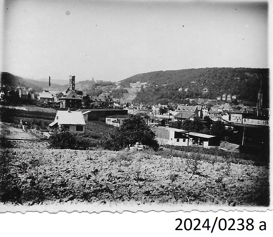 Bad Dürkheim, Ansicht aus südöstlicher Richtung, nach 1945 (Stadtmuseum Bad Dürkheim im Kulturzentrum Haus Catoir CC BY-NC-SA)