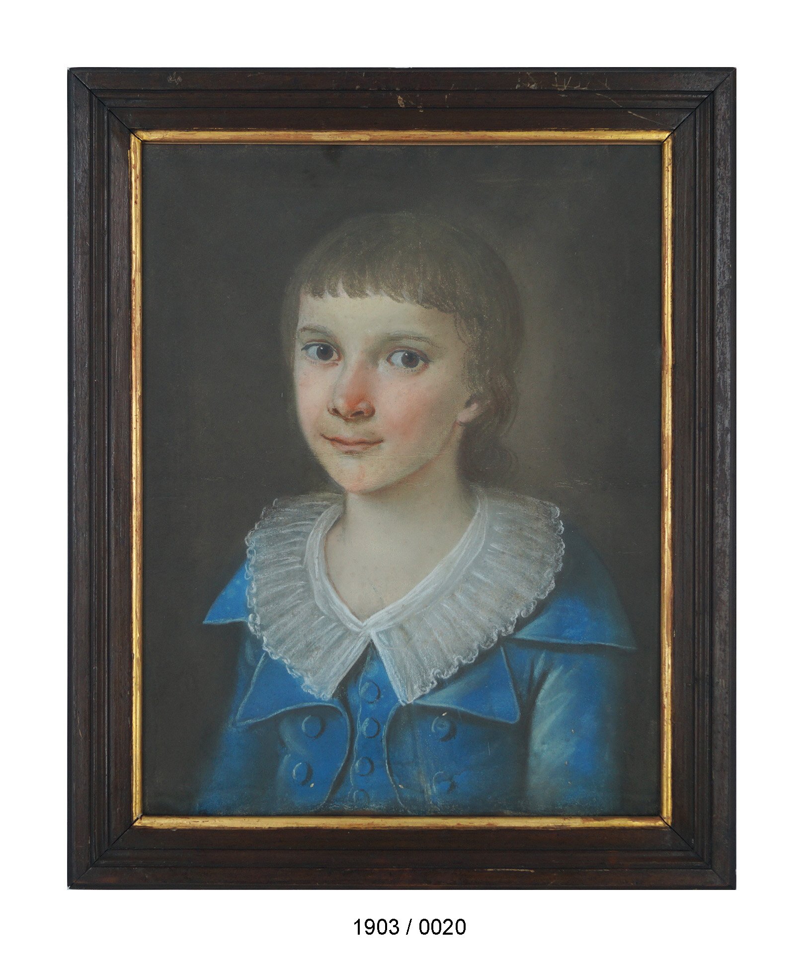 Kinderporträt: "Carl Ferdinand Emanuel Schultz"(?); F. Schüpple; um 1790 (Stadtmuseum Bad Dürkheim im Kulturzentrum Haus Catoir CC BY-NC-SA)