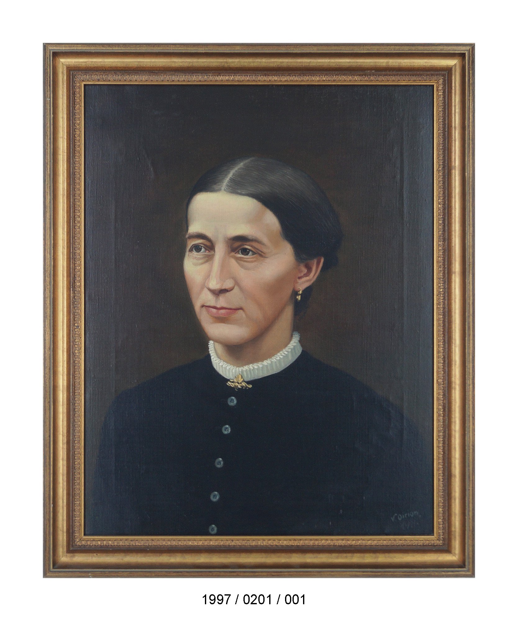 Porträt: "Mutter des Pfälzer Malers Carl Korbmann" (1911) (Stadtmuseum Bad Dürkheim im Kulturzentrum Haus Catoir CC BY-NC-SA)