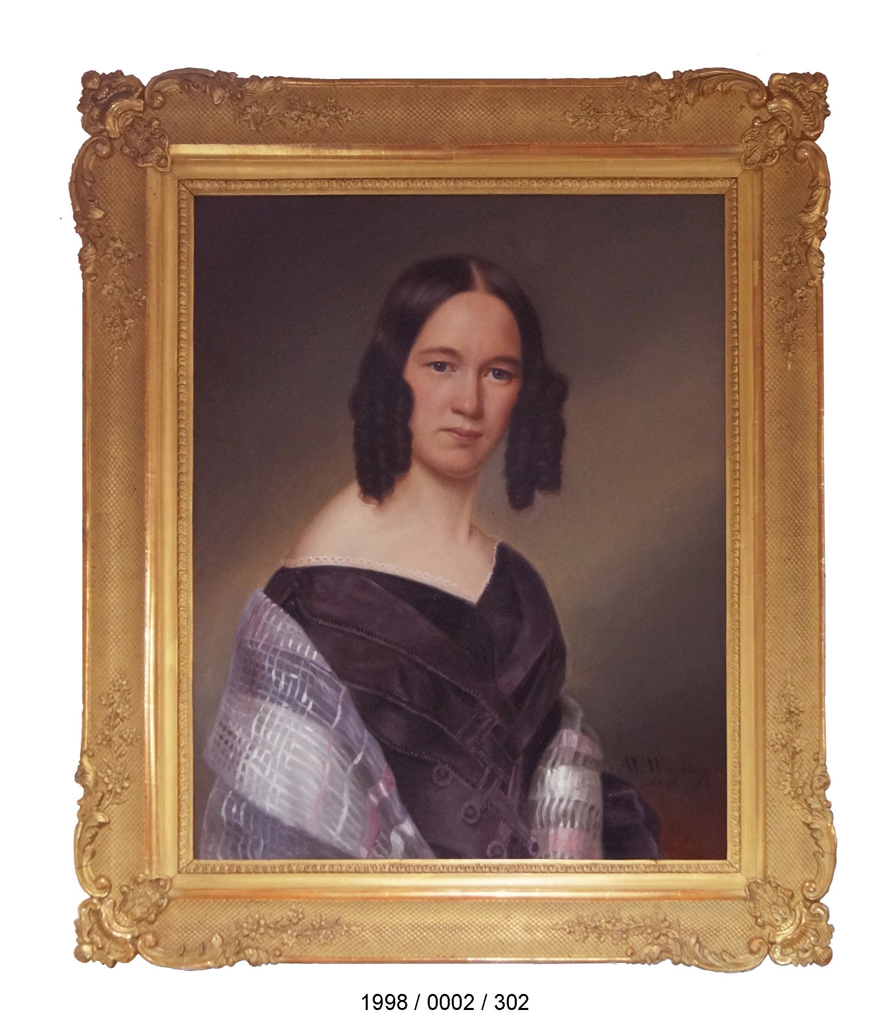Portrait "Magdalena Stumpf" (1841) (Stadtmuseum Bad Dürkheim im Kulturzentrum Haus Catoir CC BY-NC-SA)