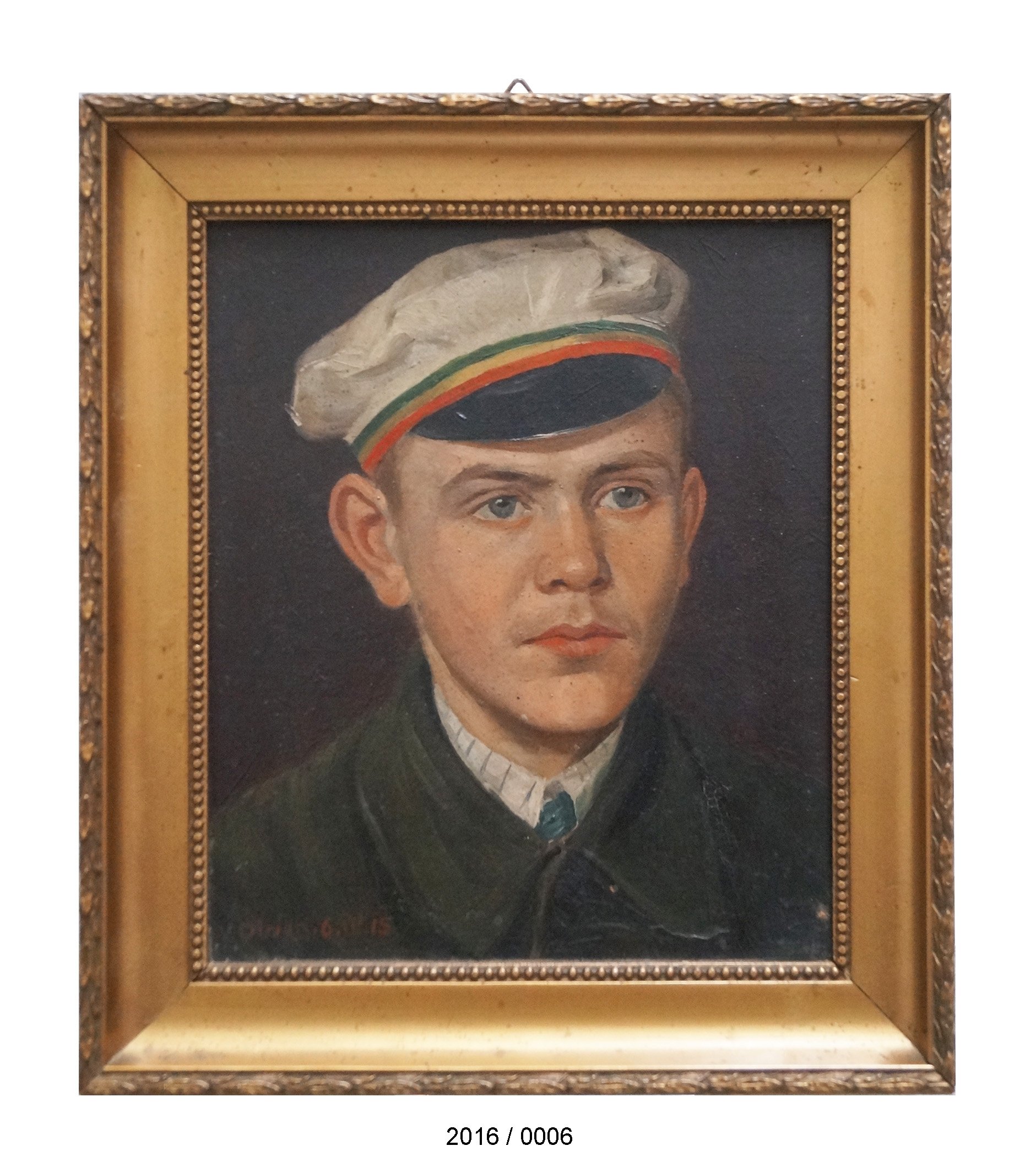 Portrait Friedrich Dirion 1915, gerahmt (Stadtmuseum Bad Dürkheim im Kulturzentrum Haus Catoir CC BY-NC-SA)