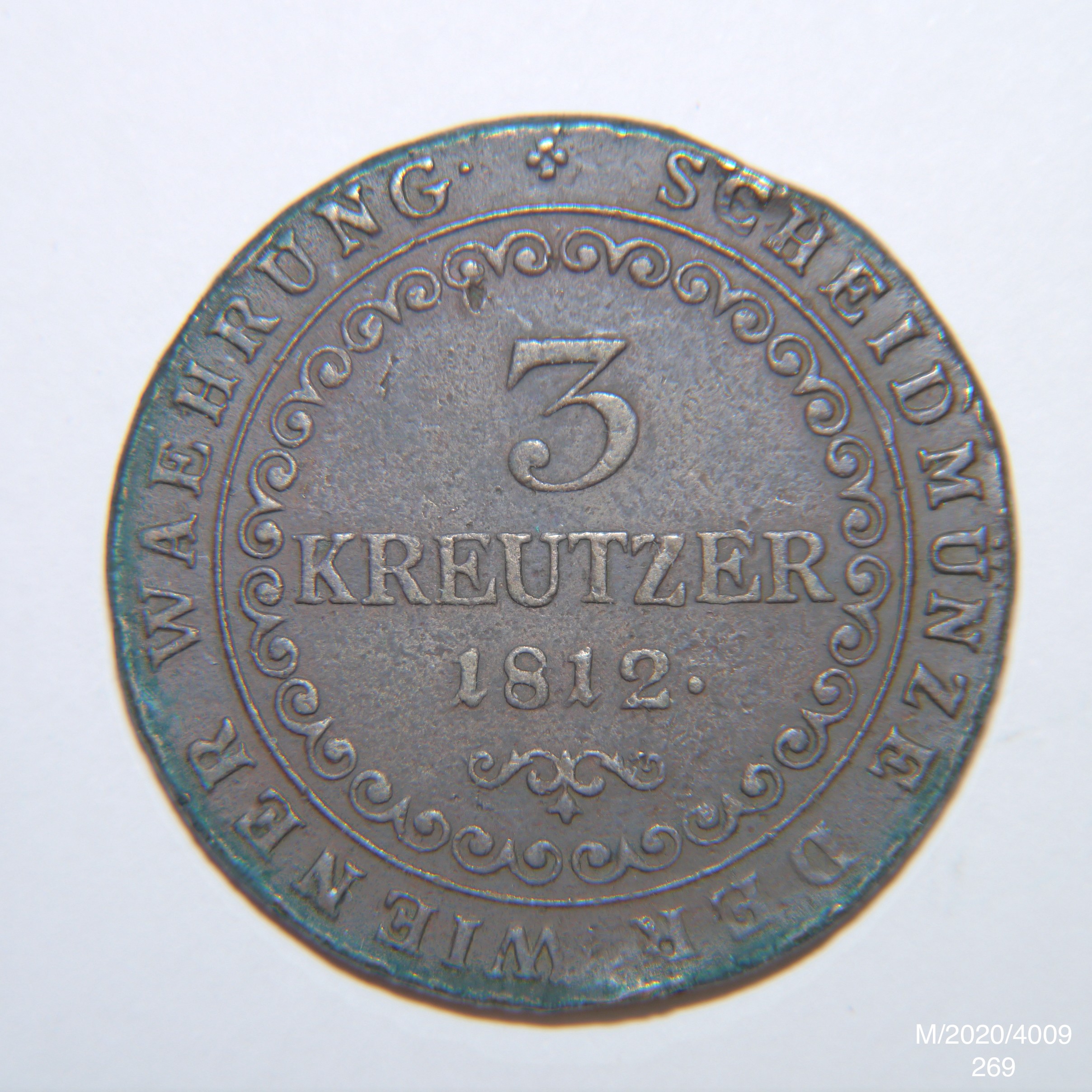 Münze Römisch-Deutsches Reich, Nominal 1 Kreuzer, Prägeherr Franz II. (Museumsgesellschaft Bad Dürkheim e.V. CC BY-NC-SA)