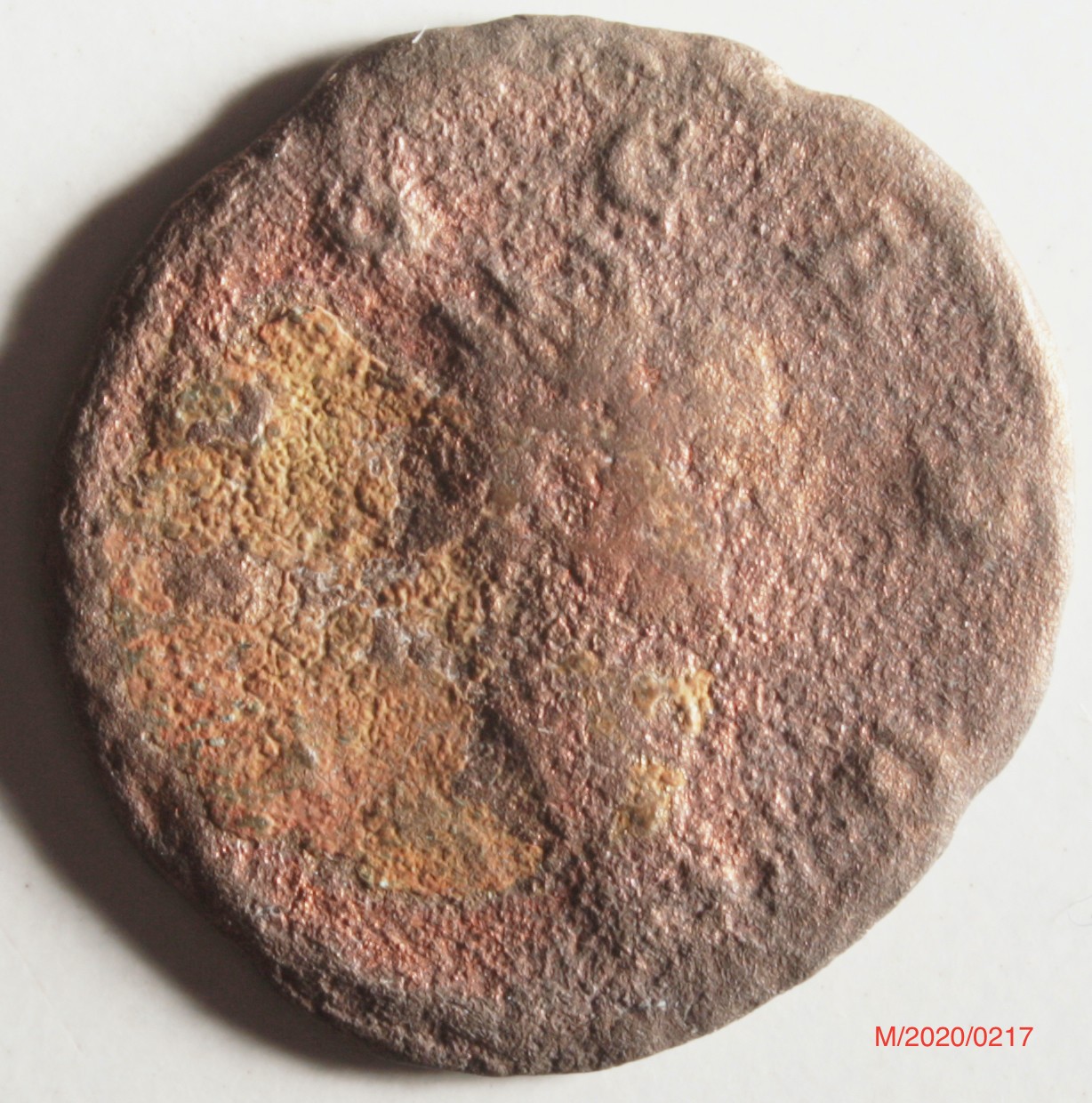 Römische Münze, Nominal Antoninian, Prägeherr Carinus, Prägeort Rom , Original (Museumsgesellschaft Bad Dürkheim e.V. CC BY-NC-SA)
