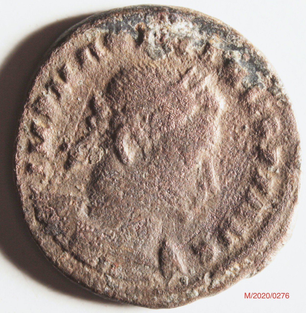 Römische Münze, Nominal Follis, Prägeherr Maximinus Daia, Prägeort London , Original (Museumsgesellschaft Bad Dürkheim e.V. CC BY-NC-SA)