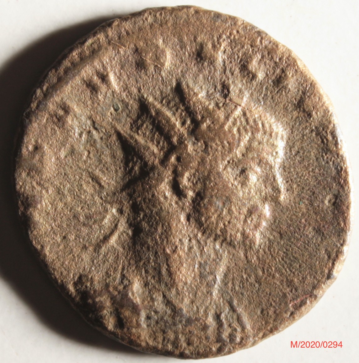Römische Münze, Nominal Antoninian, Prägeherr Aurelian, Prägeort Mailand , Original (Museumsgesellschaft Bad Dürkheim e.V. CC BY-NC-SA)