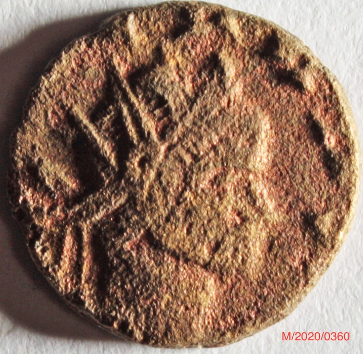 Römische Münze, Nominal Antoninian, Prägeherr unbekannt, Prägeort nicht bestimmbar, Original (Museumsgesellschaft Bad Dürkheim e.V. CC BY-NC-SA)