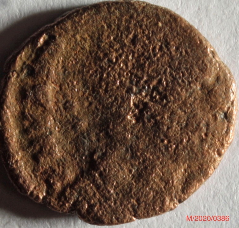 Römische Münze, Nominal Centenionalis, Prägeherr Valens, Prägeort Alexandria, Original (Museumsgesellschaft Bad Dürkheim e.V. CC BY-NC-SA)