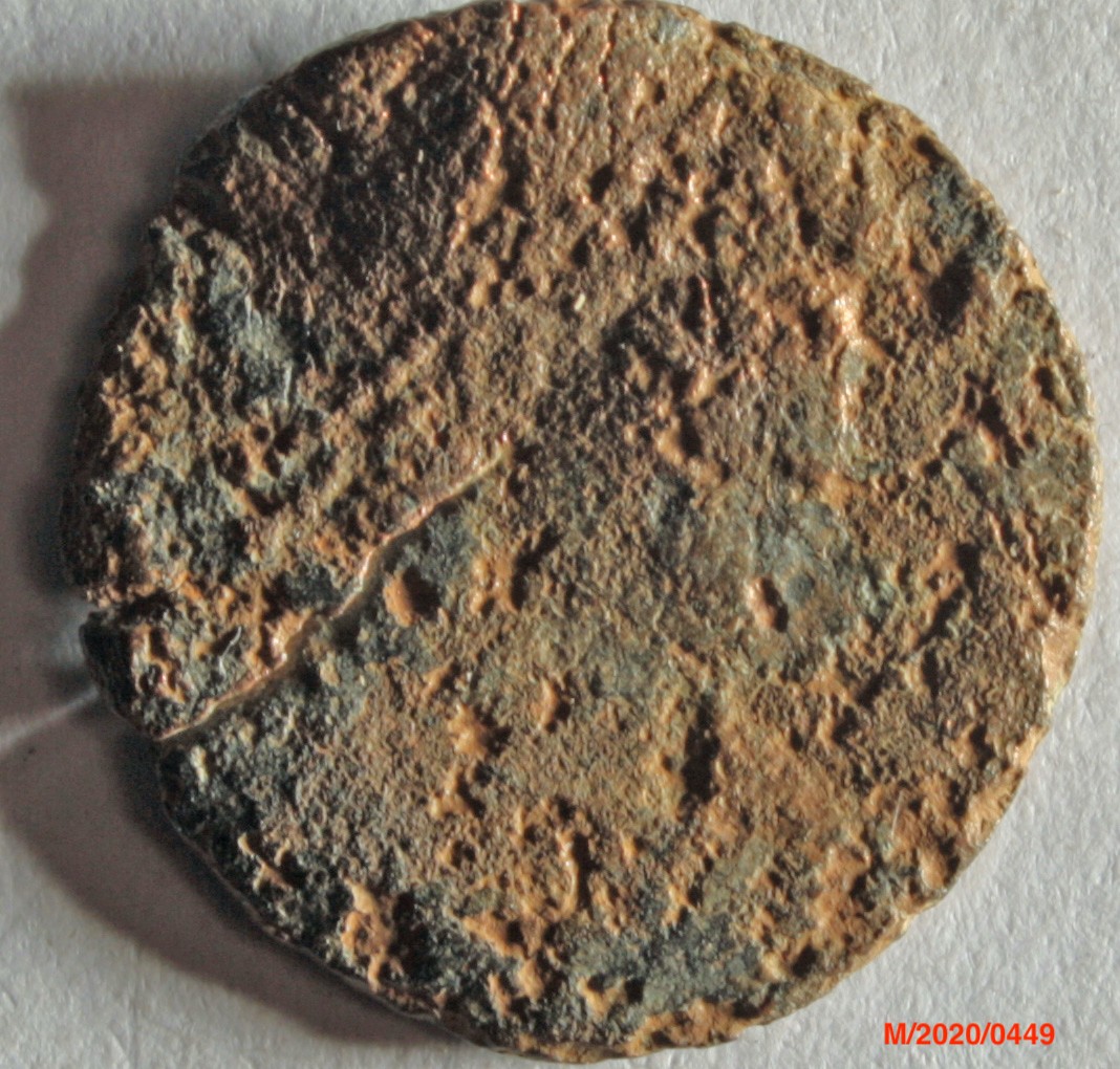 Römische Münze, Nominal Centenionalis, Prägeherr Valens, Prägeort Lyon, Original (Museumsgesellschaft Bad Dürkheim e.V. CC BY-NC-SA)