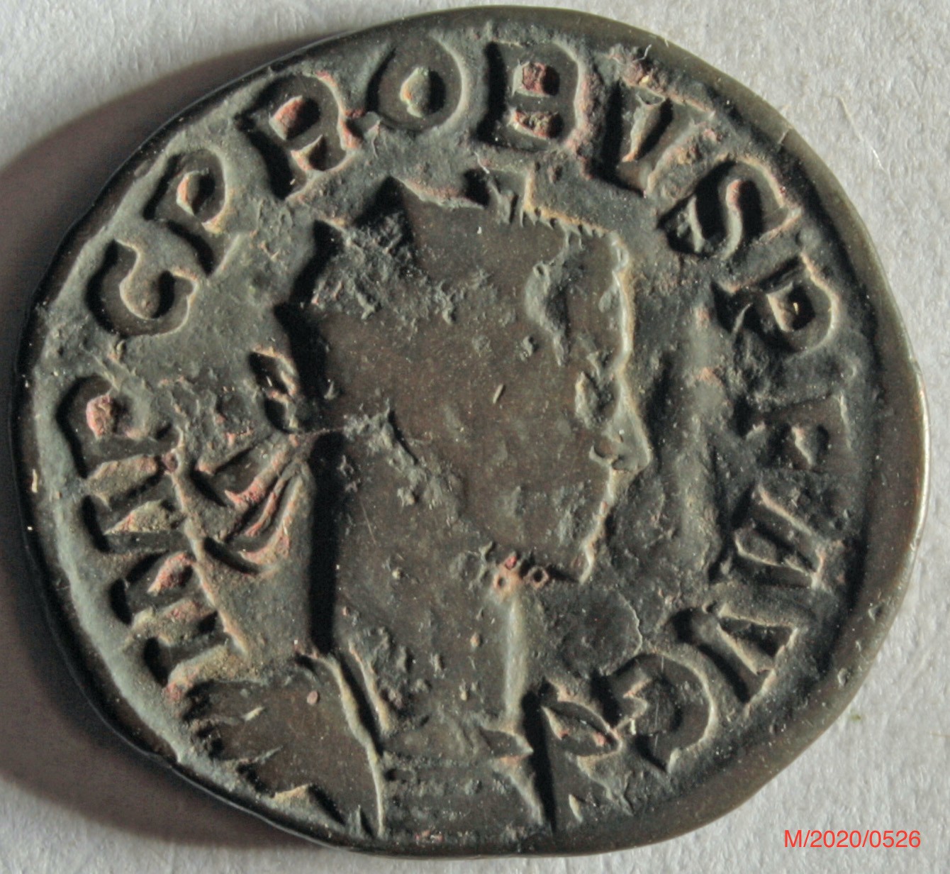 Römische Münze, Nominal Antoninian, Prägeherr Probus, Prägeort Lyon, Original (Museumsgesellschaft Bad Dürkheim e.V. CC BY-NC-SA)