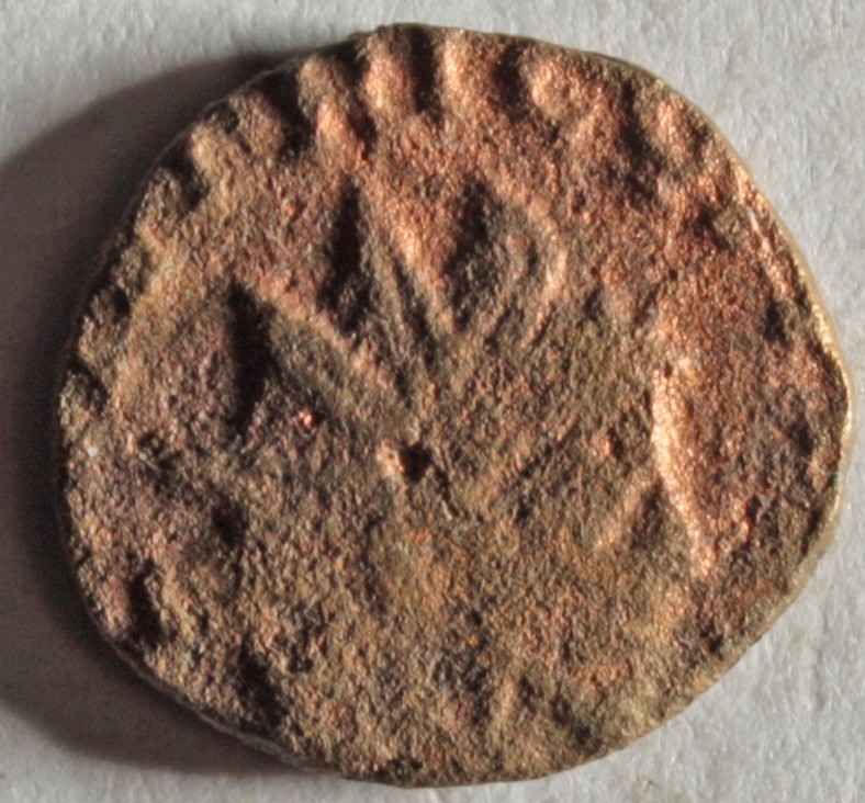 Römische Münze, Nominal Antoninian, Prägeherr Tetricus I., Prägeort Gallien, Original (Museumsgesellschaft Bad Dürkheim e.V. CC BY-NC-SA)