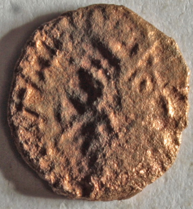 Römische Münze, Nominal Antoninian, Prägeherr Tetricus I., Prägeort Gallien, Original (Museumsgesellschaft Bad Dürkheim e.V. CC BY-NC-SA)