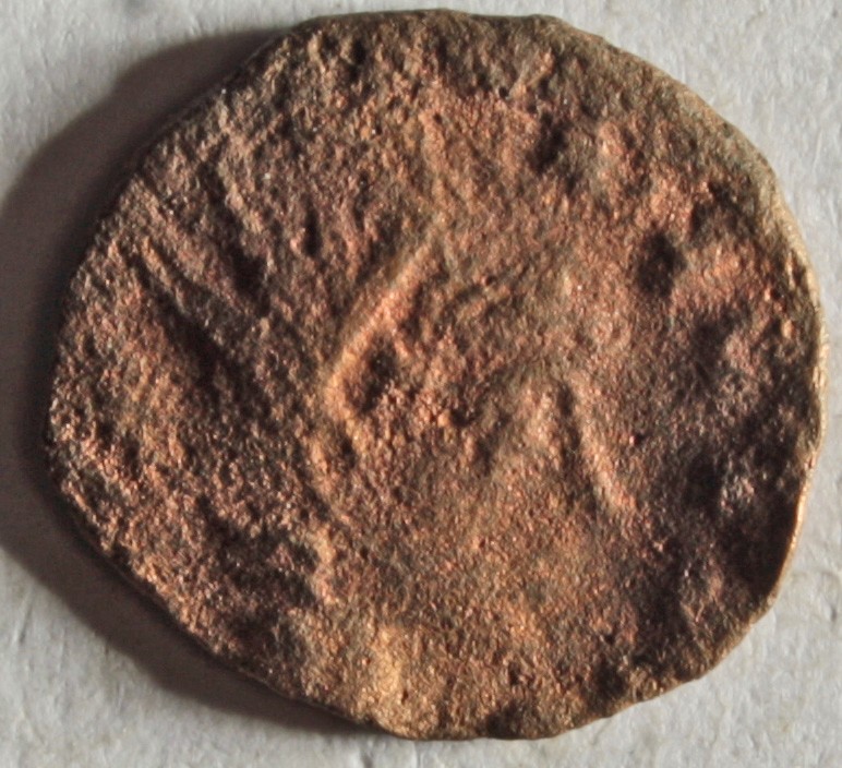 Römische Münze, Nominal Antoninian, Prägeherr Tetricus II., Prägeort Gallien, Original (Museumsgesellschaft Bad Dürkheim e.V. CC BY-NC-SA)