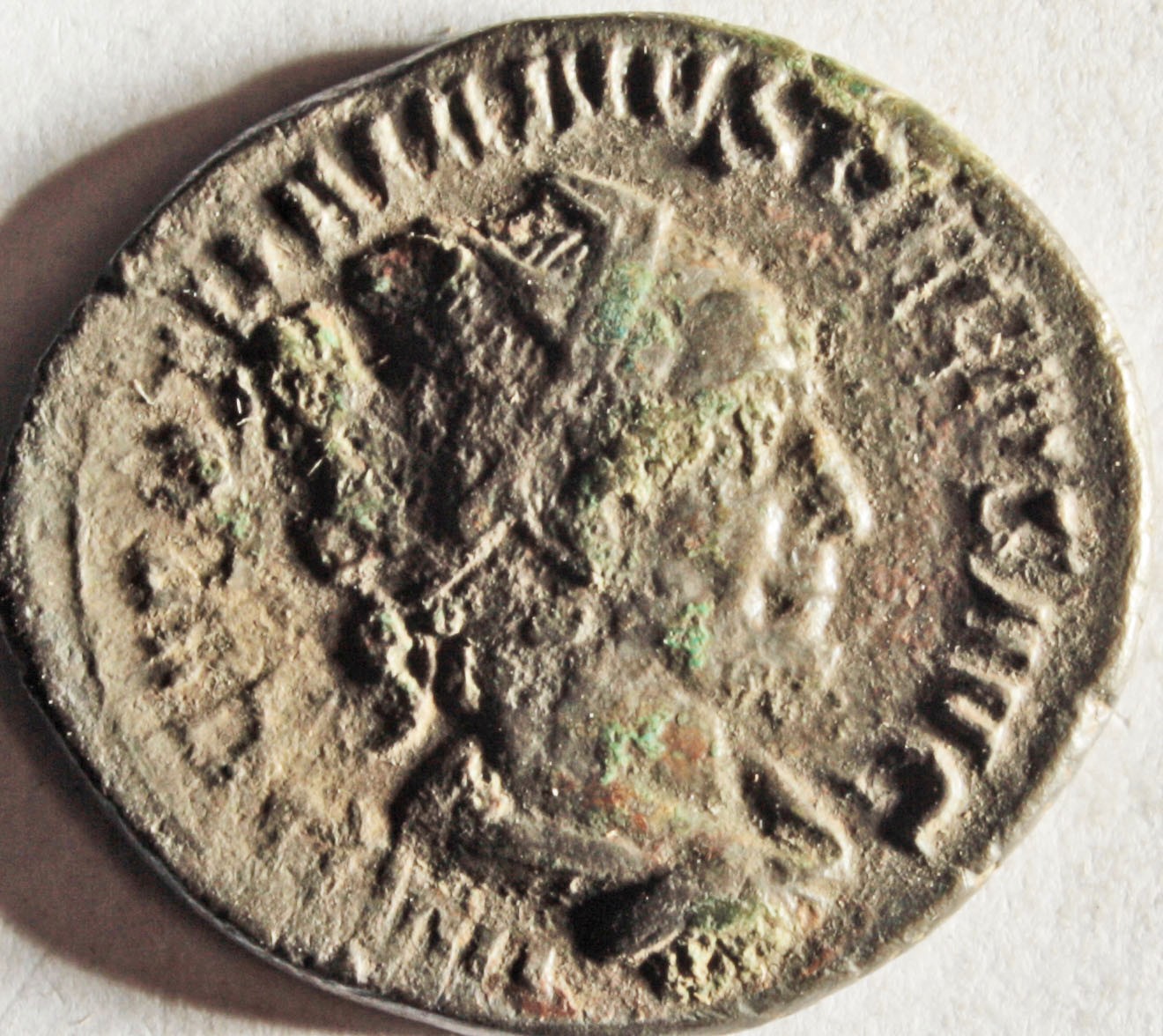 Römische Münze, Nominal Antoninian, Prägeherr Traianus Decius, Prägeort Rom, Original (Museumsgesellschaft Bad Dürkheim e.V. CC BY-NC-SA)