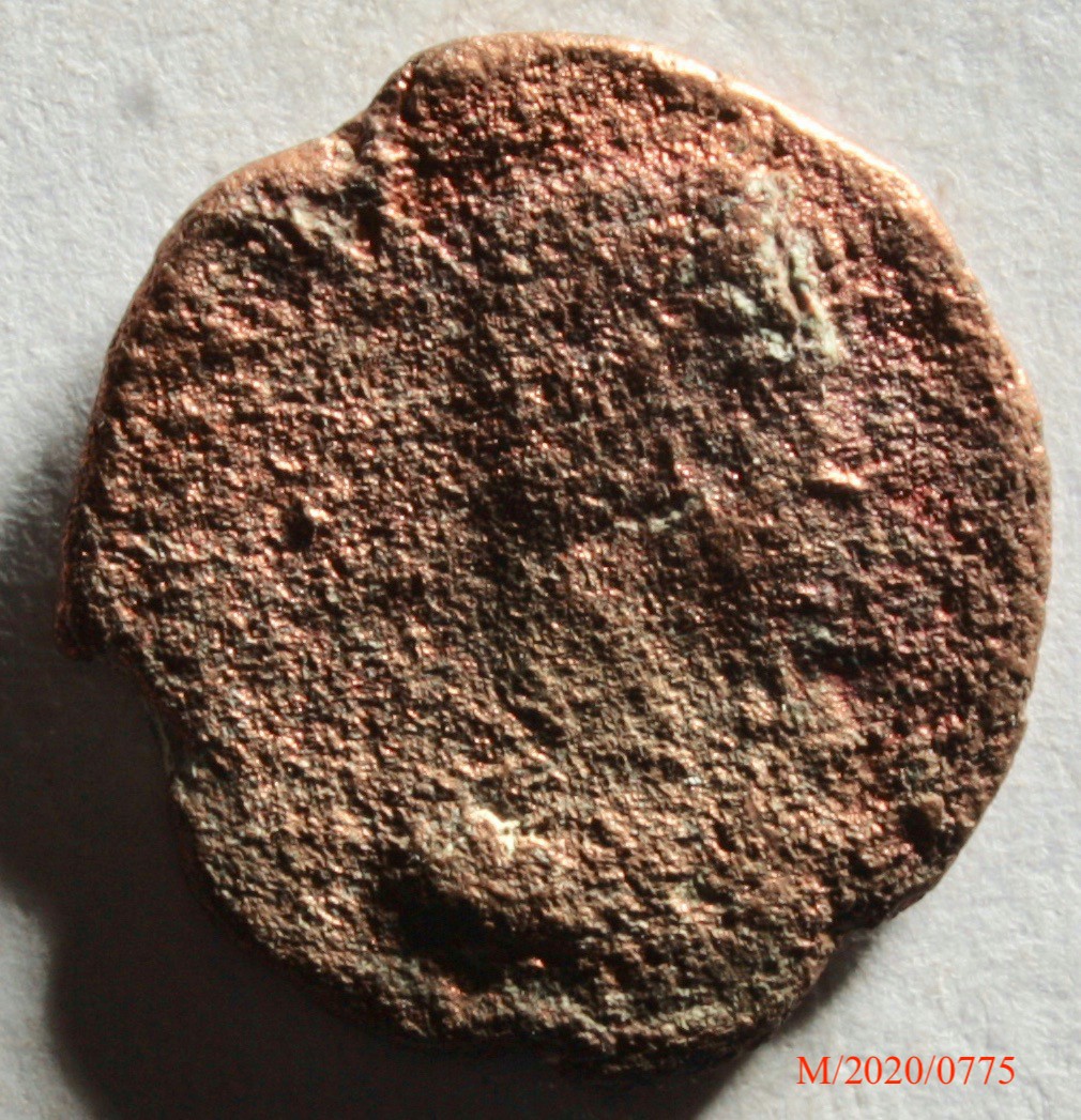 Römische Münze, Nominal Maiorina, Prägeherr Constans, Prägeort nicht bestimmbar, Original (Museumsgesellschaft Bad Dürkheim e.V. CC BY-NC-SA)