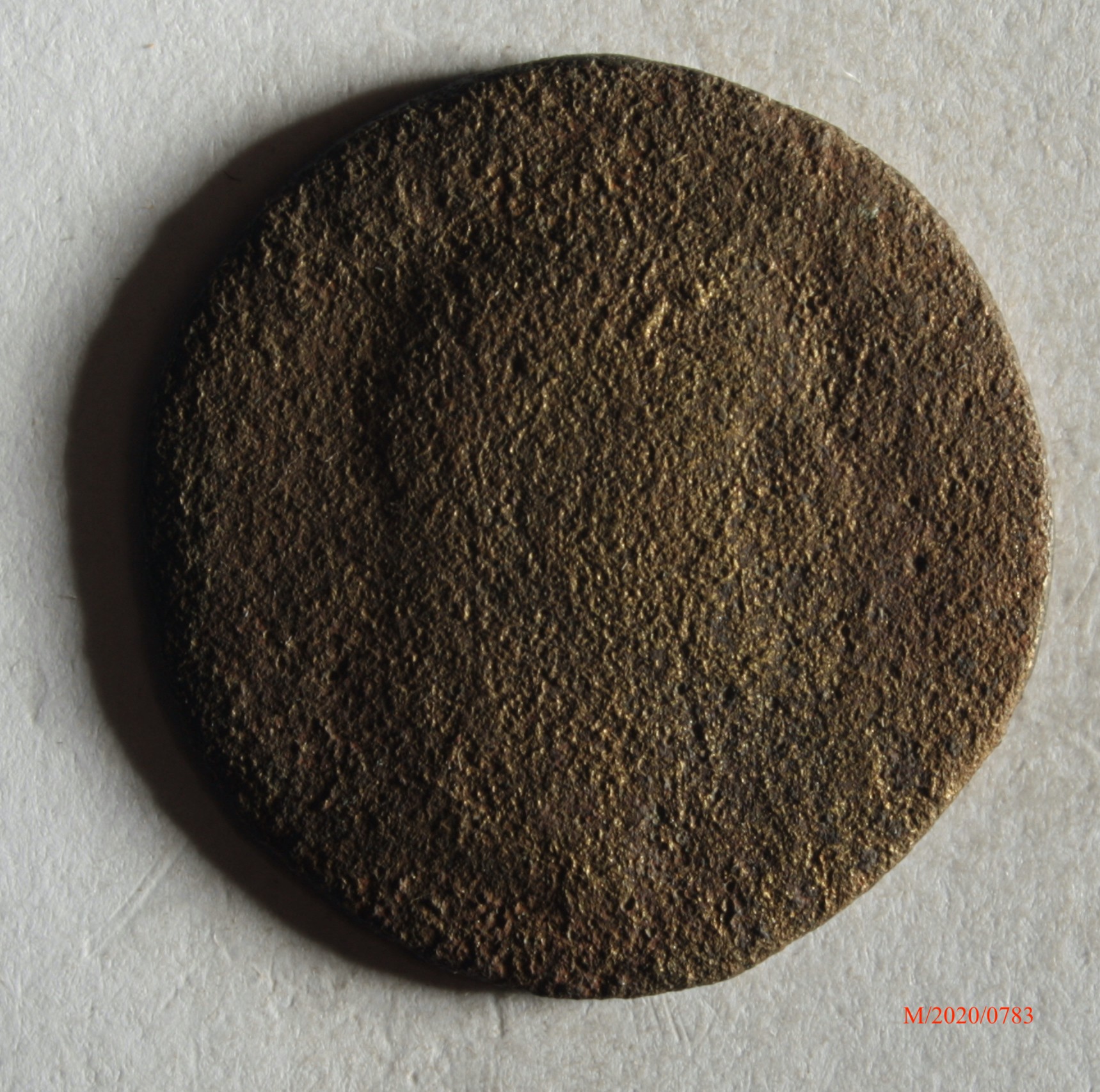Römische Münze, Nominal As, Prägeherr Vespasian, Prägeort nicht bestimmbar, Original (Museumsgesellschaft Bad Dürkheim e.V. CC BY-NC-SA)