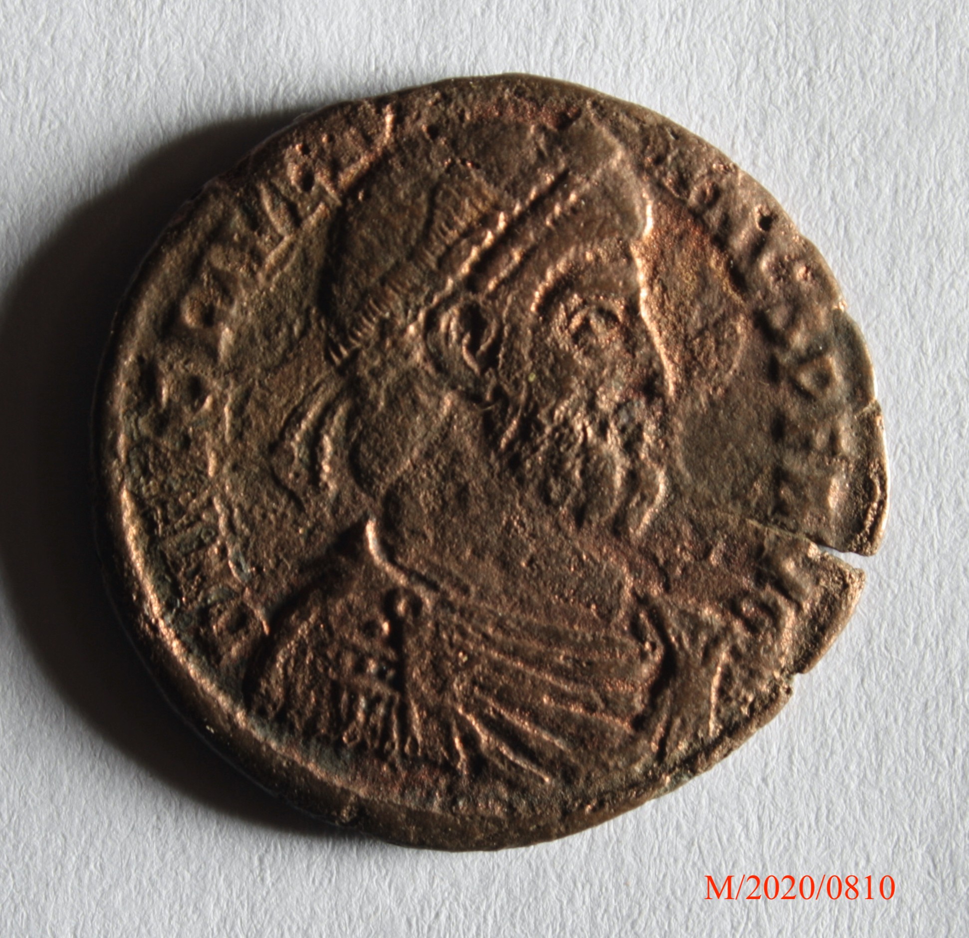 Römische Münze, Nominal Maiorina, Prägeherr Julianus, Prägeort Arles, Original (Museumsgesellschaft Bad Dürkheim e.V. CC BY-NC-SA)