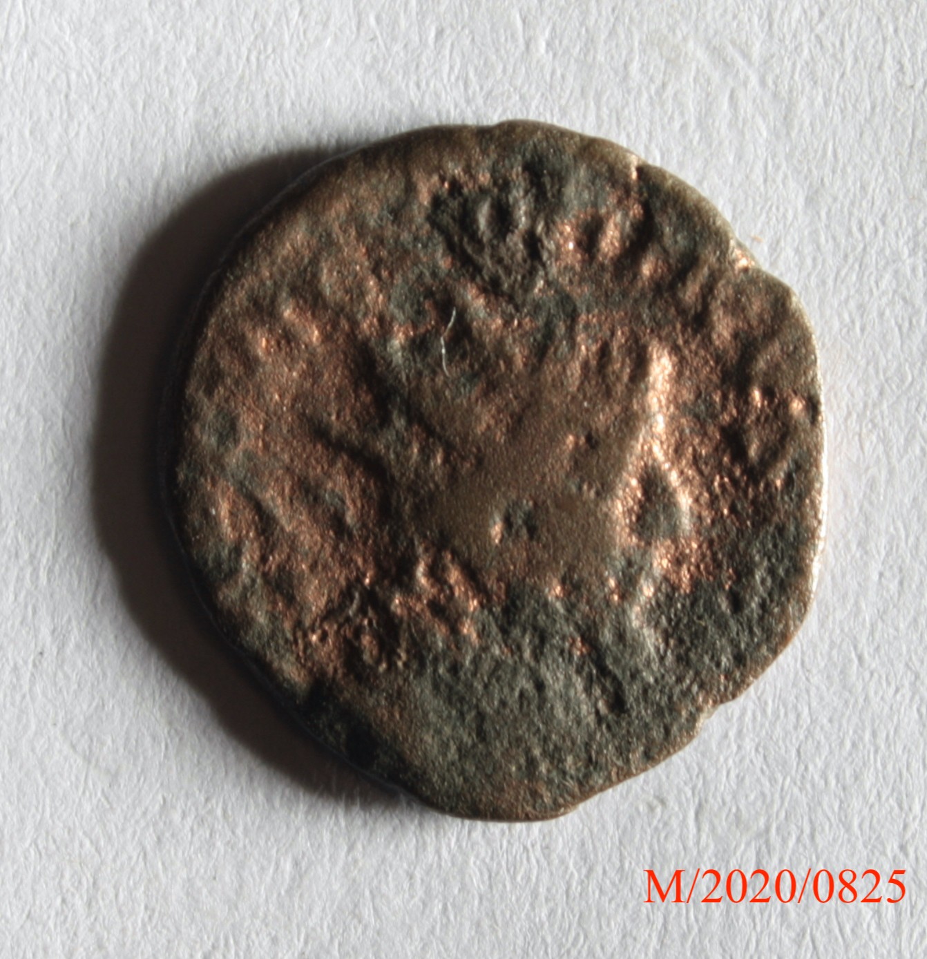 Römische Münze, Nominal Antoninian, Prägeherr Victorinus, Prägeort Köln, Original (Museumsgesellschaft Bad Dürkheim e.V. CC BY-NC-SA)