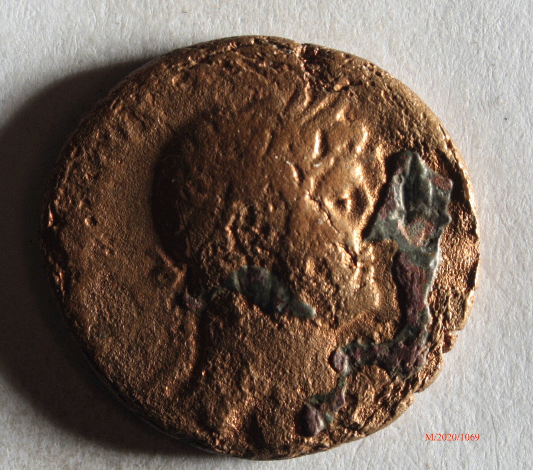 Römische Münze, Nominal Dupondius, Prägeherr Hadrian, Prägeort Rom, Original (Museumsgesellschaft Bad Dürkheim e.V. CC BY-NC-SA)
