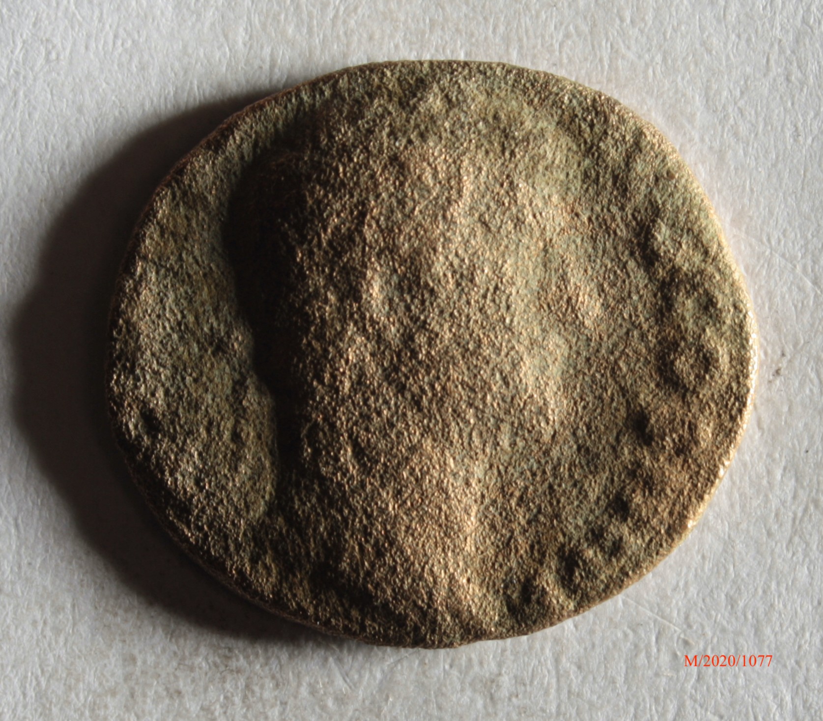 Römische Münze, Nominal As, Prägeherr Hadrian, Prägeort Rom, Original (Museumsgesellschaft Bad Dürkheim e.V. CC BY-NC-SA)