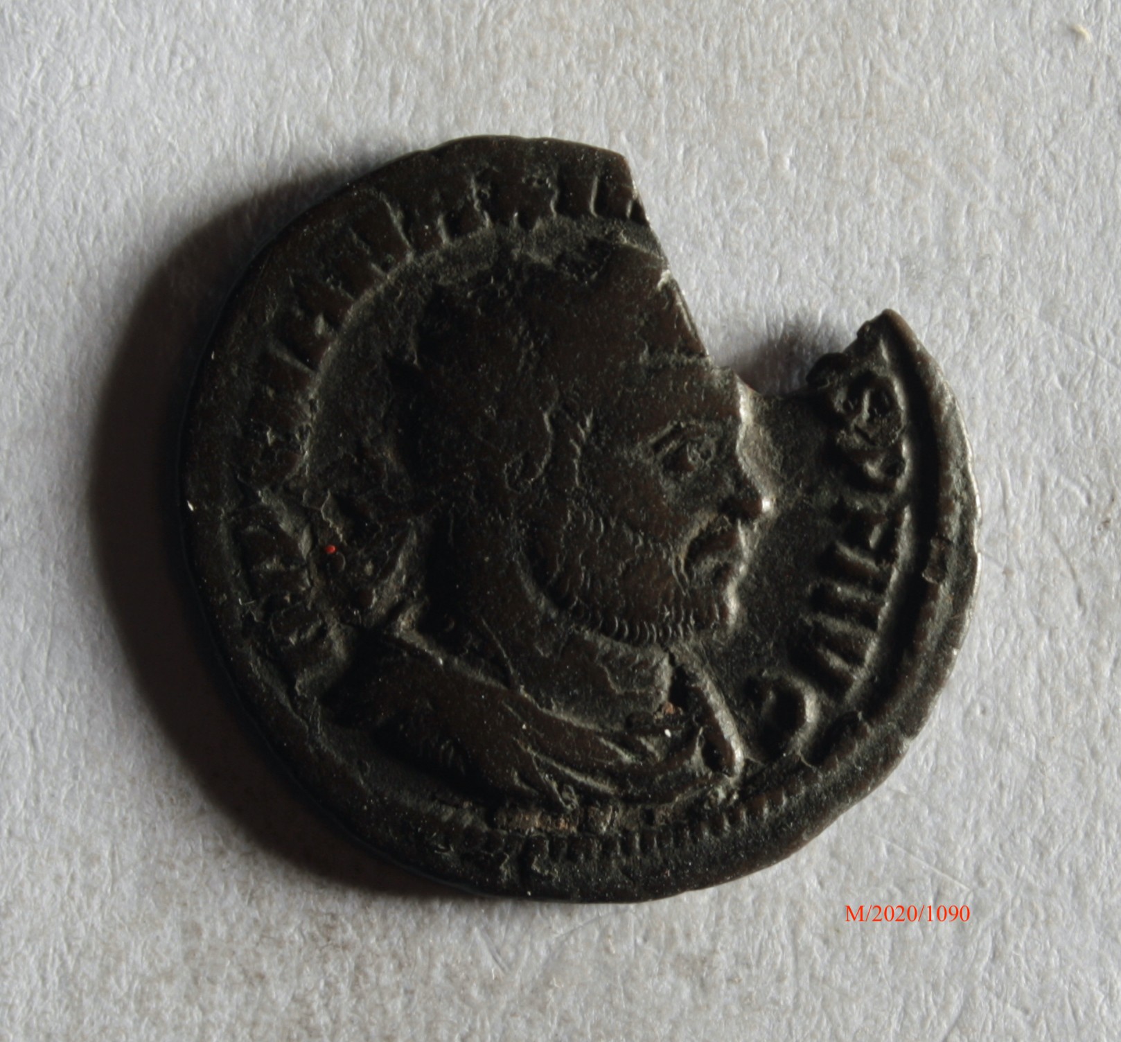 Römische Münze, Nominal Antoninian, Prägeherr Maximianus Herculius, Prägeort Antiochia, Original (Museumsgesellschaft Bad Dürkheim e.V. CC BY-NC-SA)