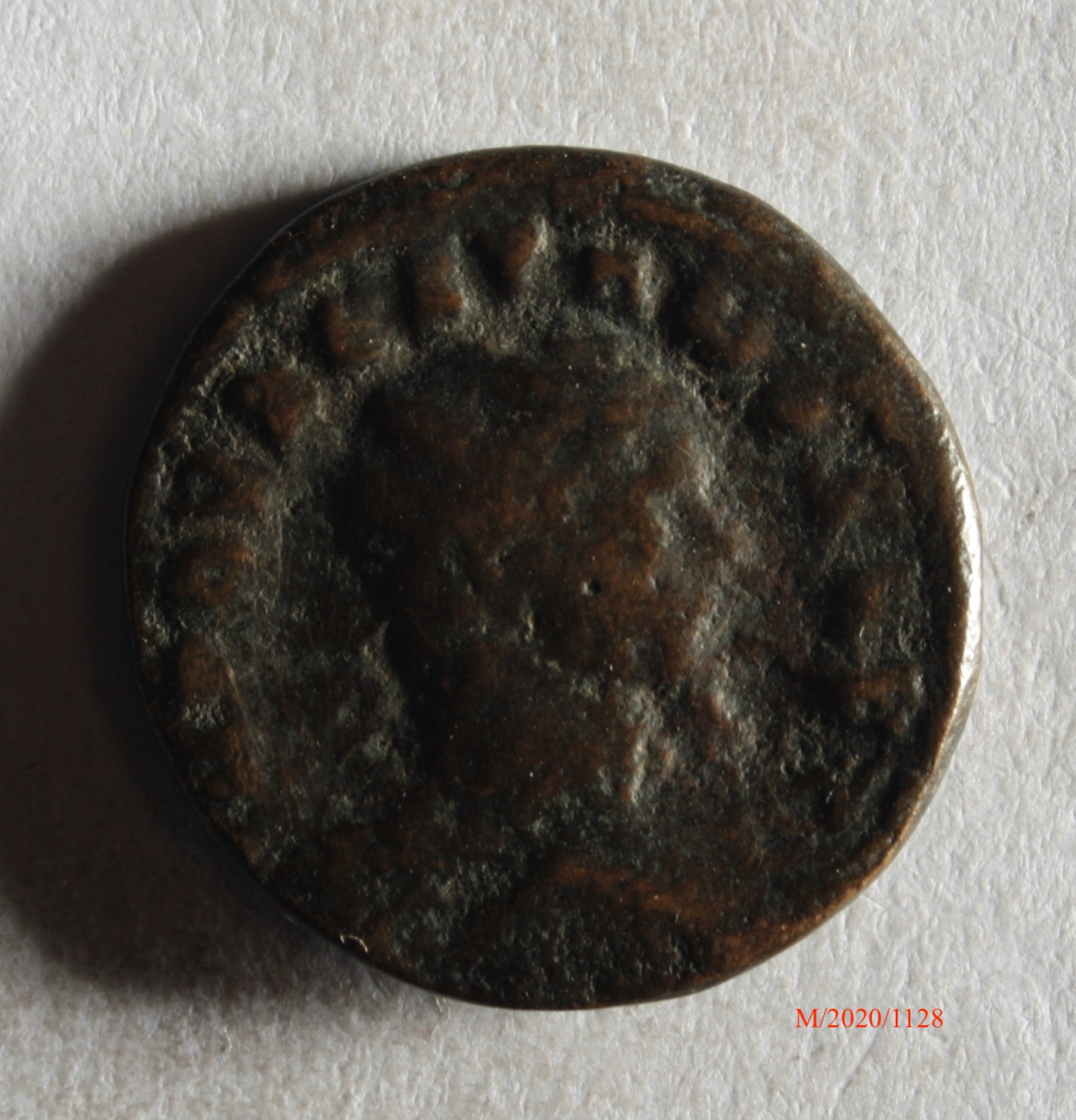Römische Münze, Nominal Antoninian, Prägeherr Vabalathus, Prägeort nicht bestimmbar, Fälschung (Museumsgesellschaft Bad Dürkheim e.V. CC BY-NC-SA)