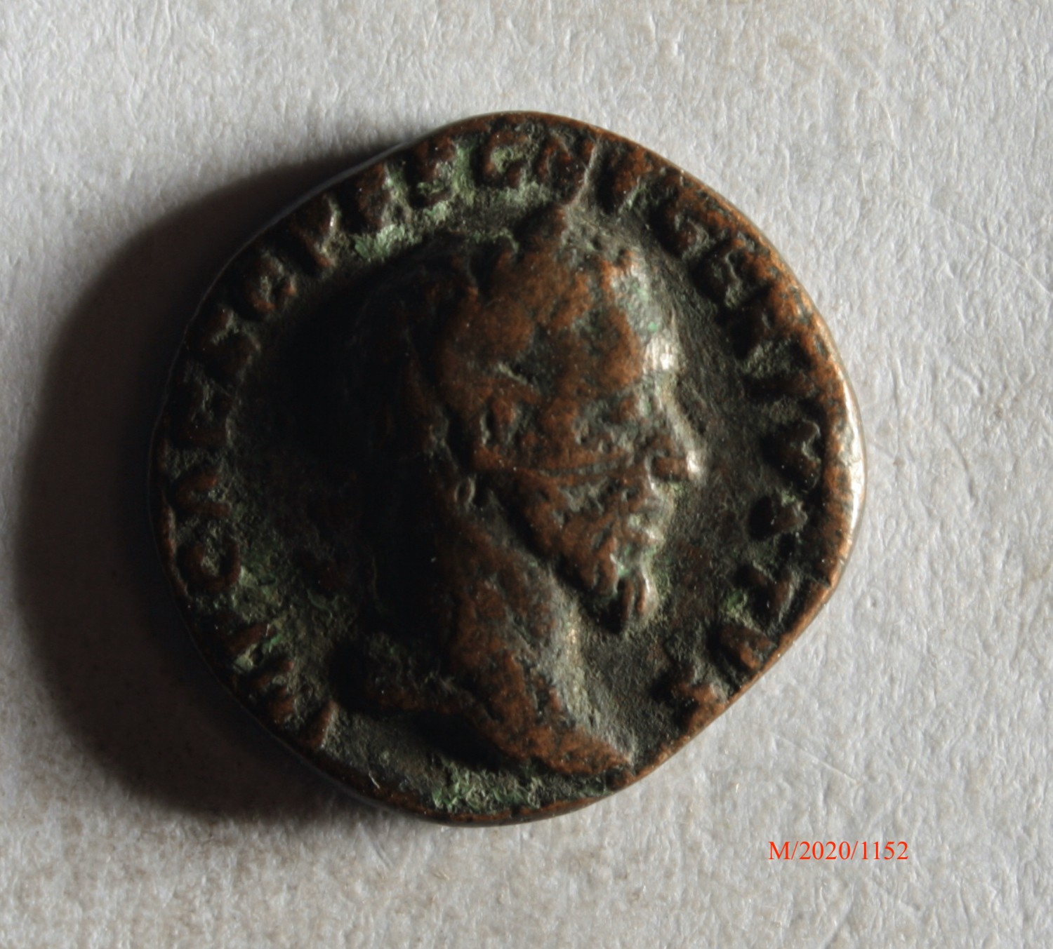 Römische Münze, Nominal Denar, Prägeherr Pescennius Niger, Prägeort nicht bestimmbar, Fälschung (Museumsgesellschaft Bad Dürkheim e.V. CC BY-NC-SA)