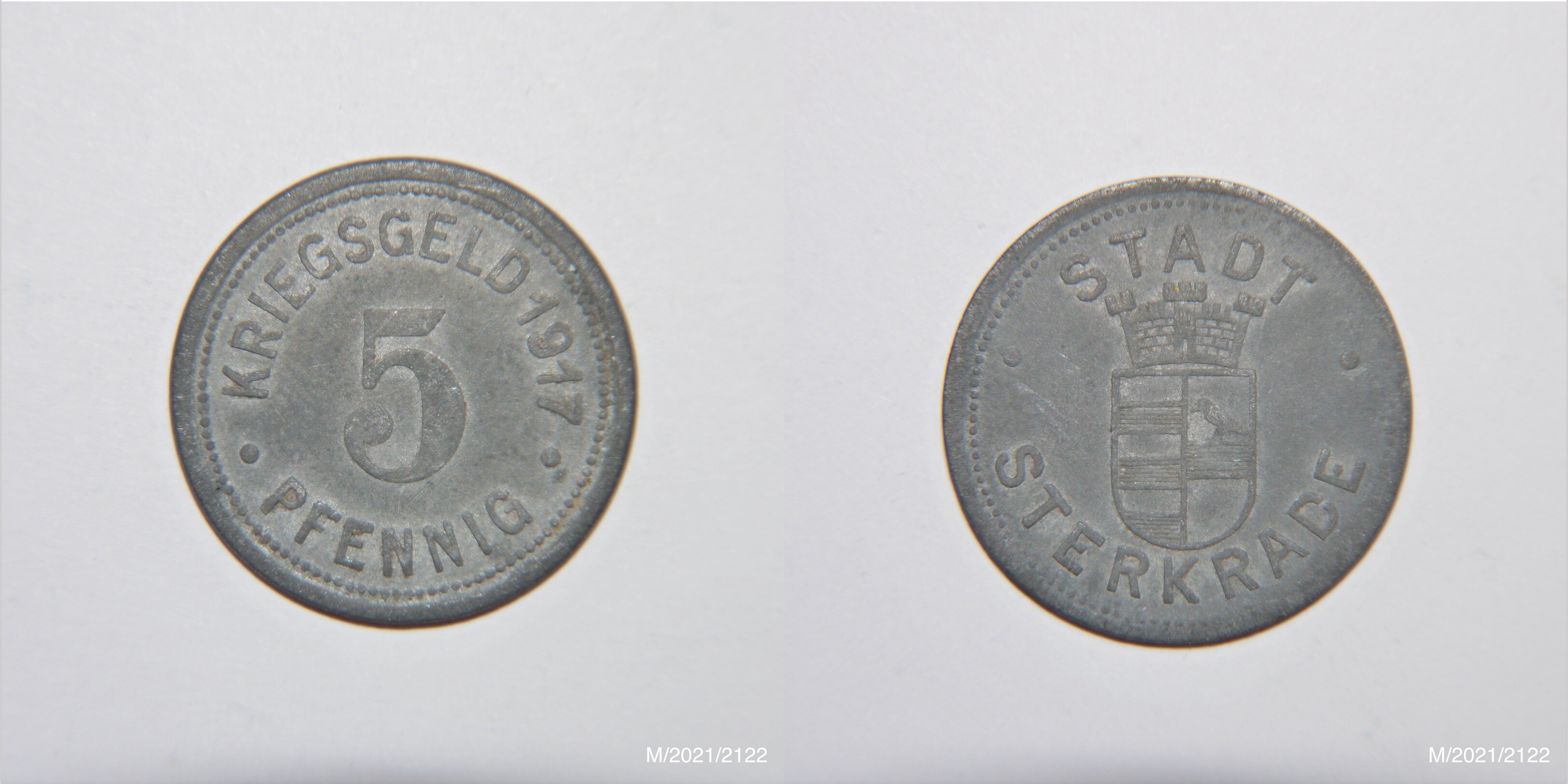 Notgeld Kriegsgeld 1917 5 Pfennig Sterkrade (Museumsgesellschaft Bad Dürkheim e.V. CC BY-NC-SA)