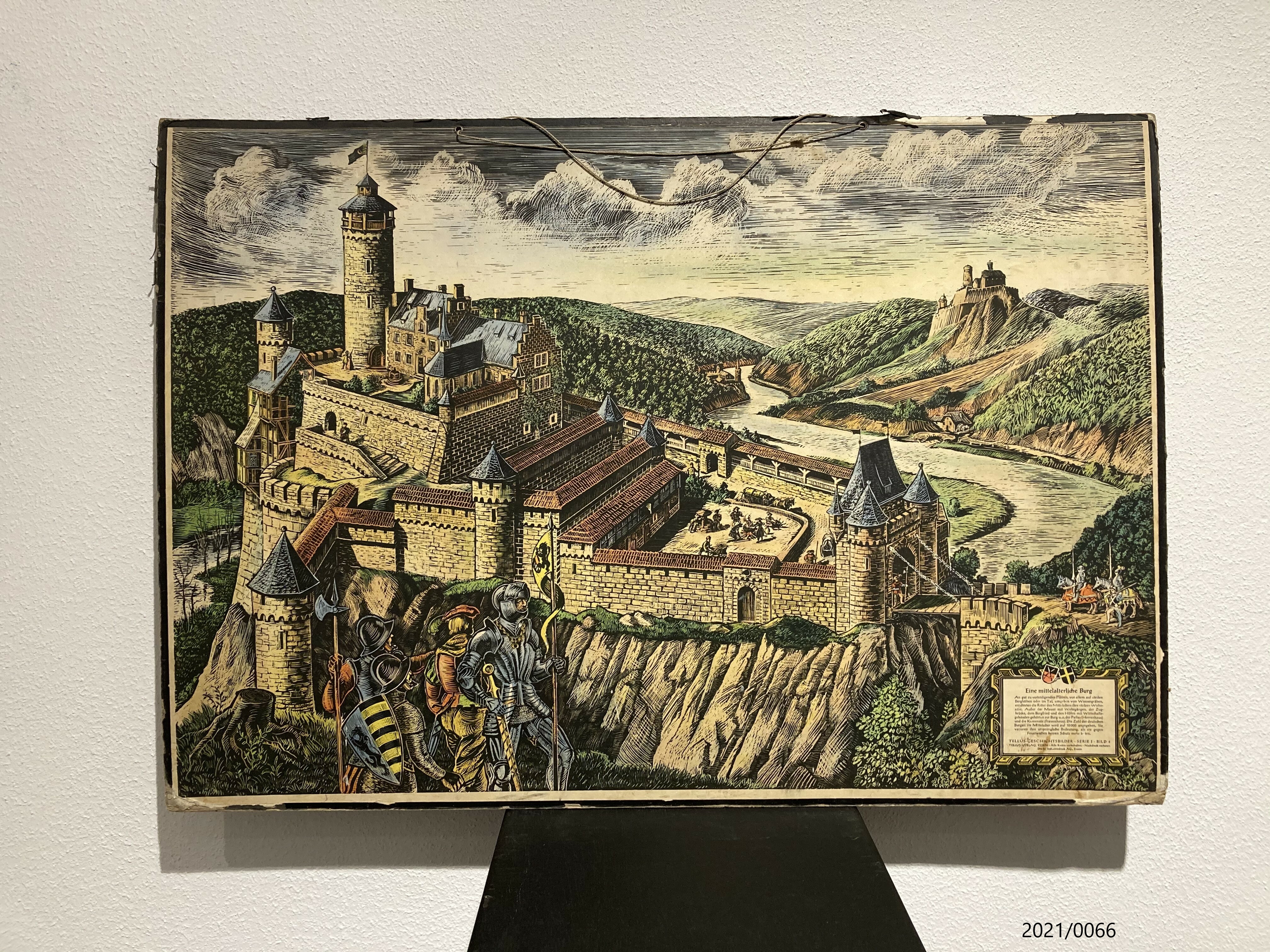 Anschauungsbild Eine mittelalterliche Burg (Stadtmuseum Bad Dürkheim im Kulturzentrum Haus Catoir CC BY-NC-SA)