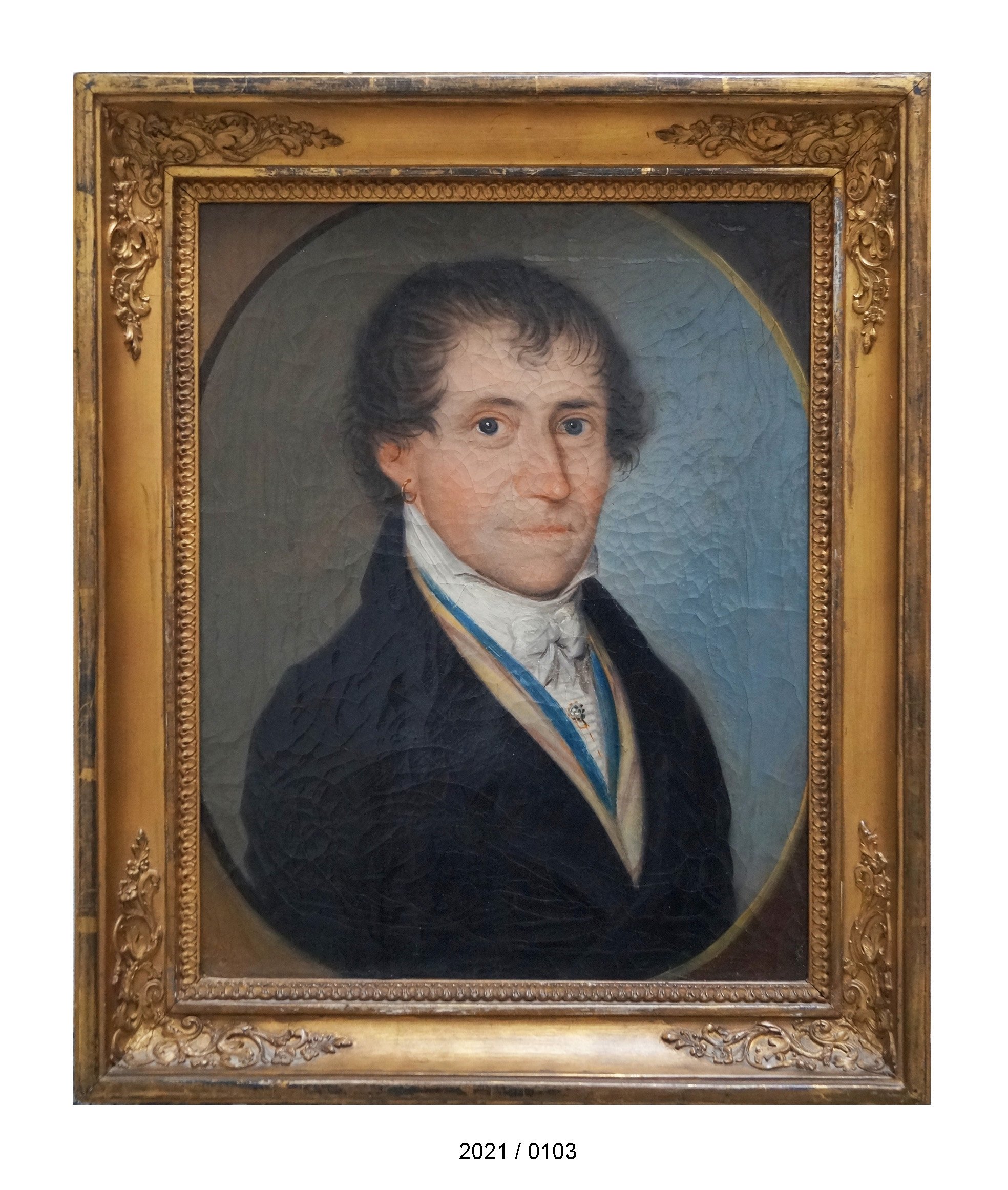 Portrait Johann Phil. Sauerbeck, 1825 (Stadtmuseum Bad Dürkheim im Kulturzentrum Haus Catoir CC BY-NC-SA)
