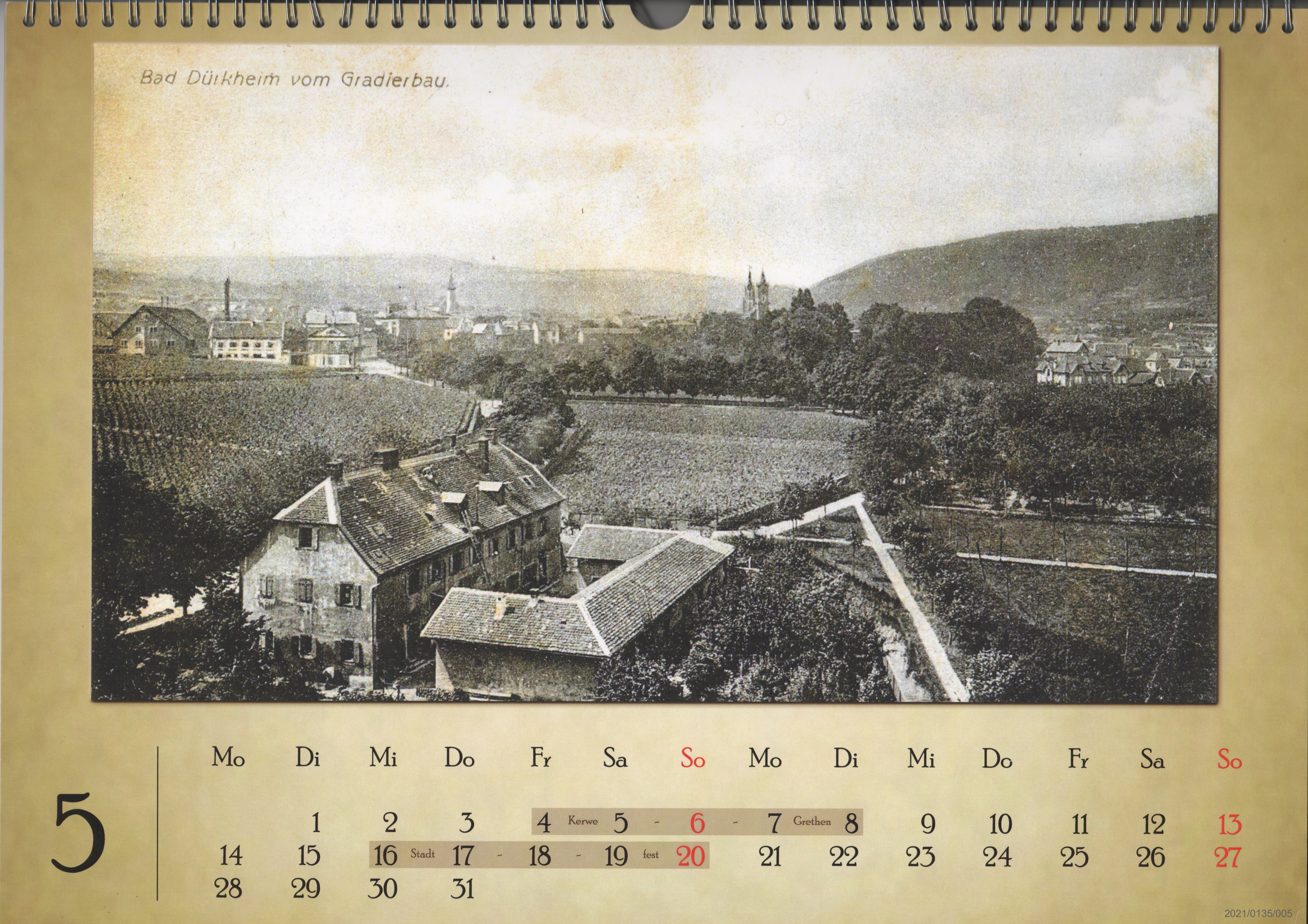 Unser Gradierbau Kalender 2012: Monat Mai (Museumsgesellschaft Bad Dürkheim e. V. CC BY-NC-SA)