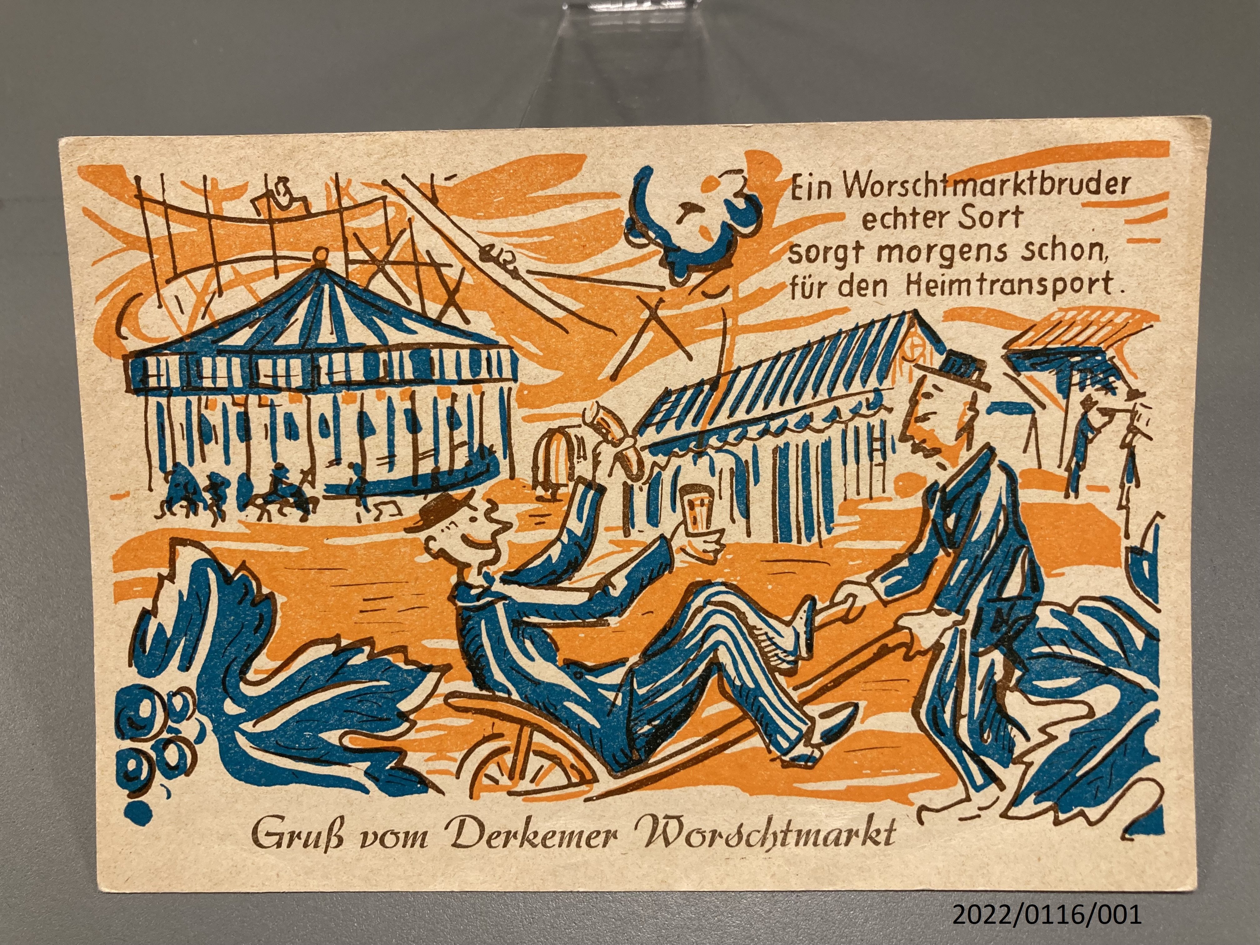 Postkarten vom Dürkheimer Wurstmarkt (Stadtmuseum Bad Dürkheim im Kulturzentrum Haus Catoir CC BY-NC-SA)