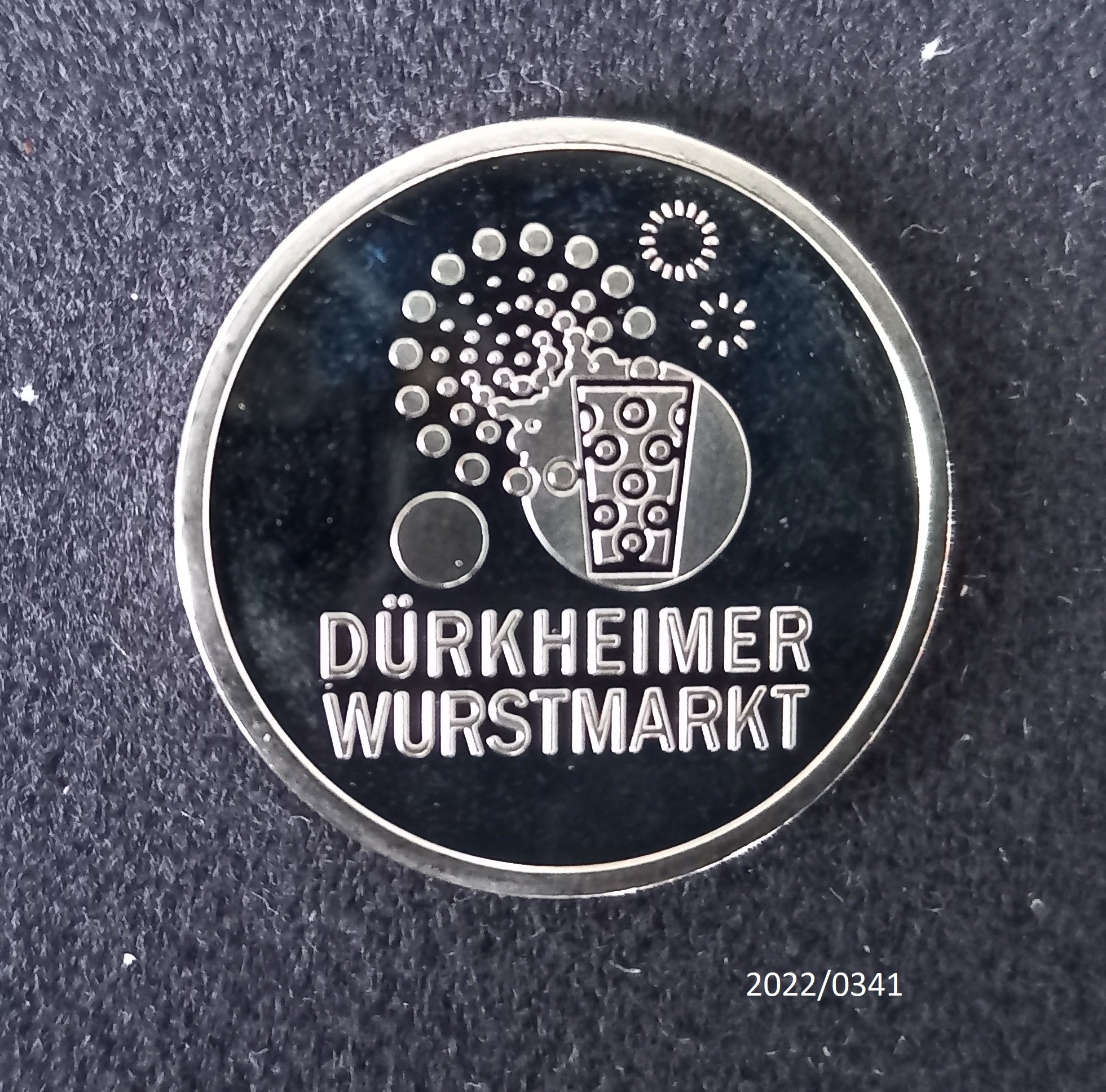 "Worschtmark" Wertmarke für 5 Euro (Stadtmuseum Bad Dürkheim im Kulturzentrum Haus Catoir CC BY-NC-SA)
