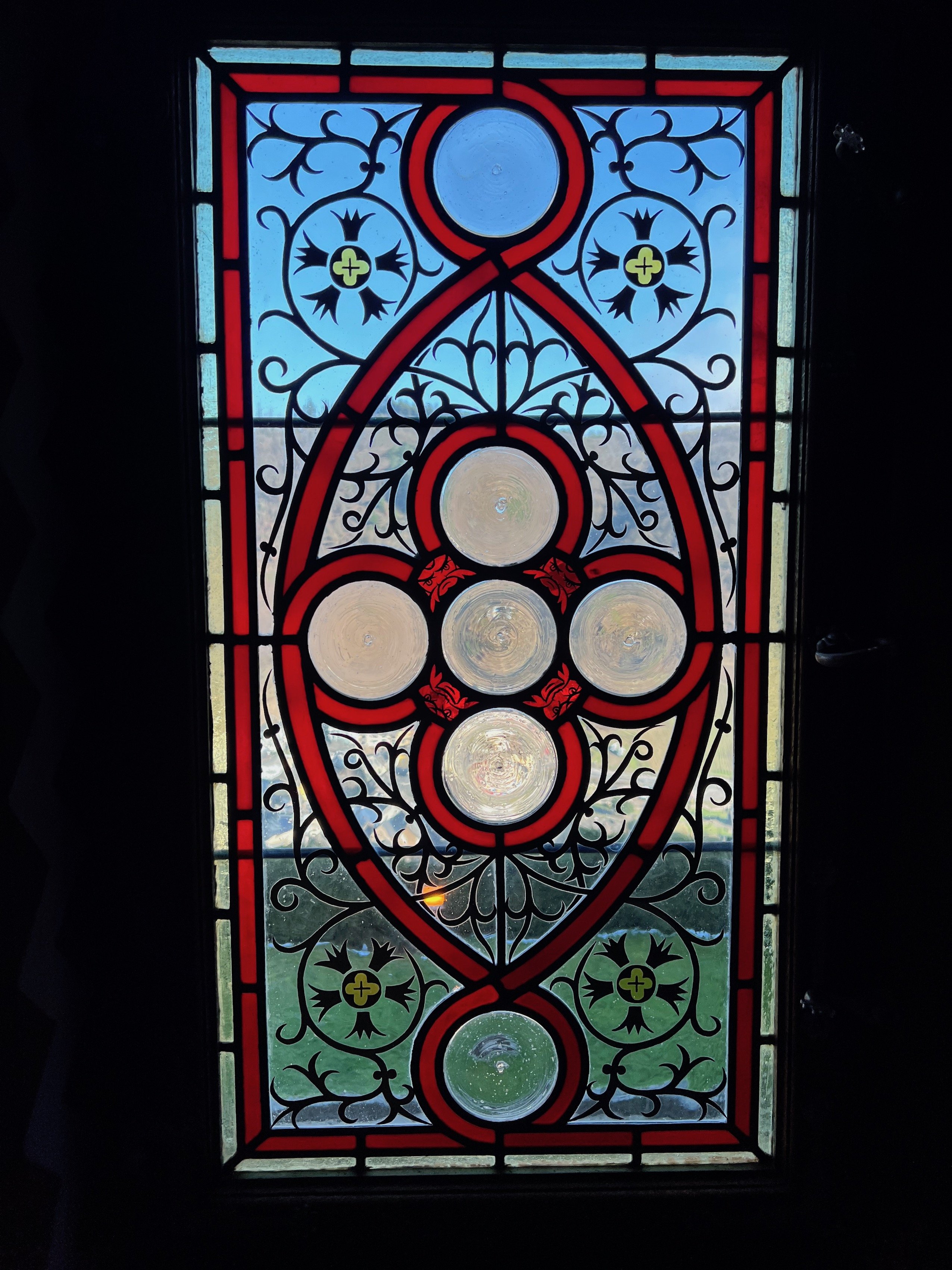 Buntglasfenster Ost-Seite, Front, Links Unten (Reichsburg Cochem CC BY-NC-SA)