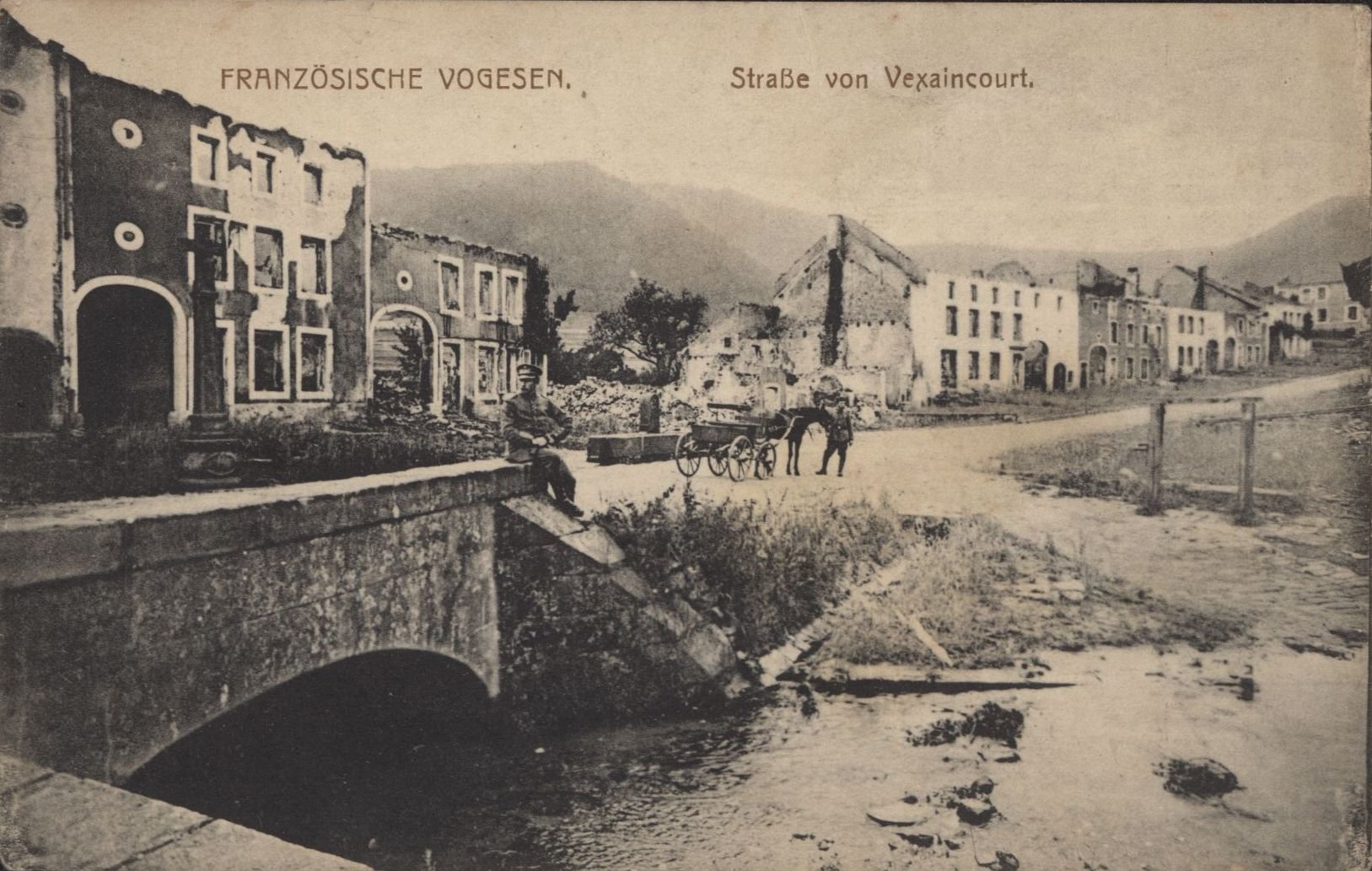 Straße vo Vexaincourt (Heimatmuseum Waldfischbach-Burgalben CC BY-NC-SA)