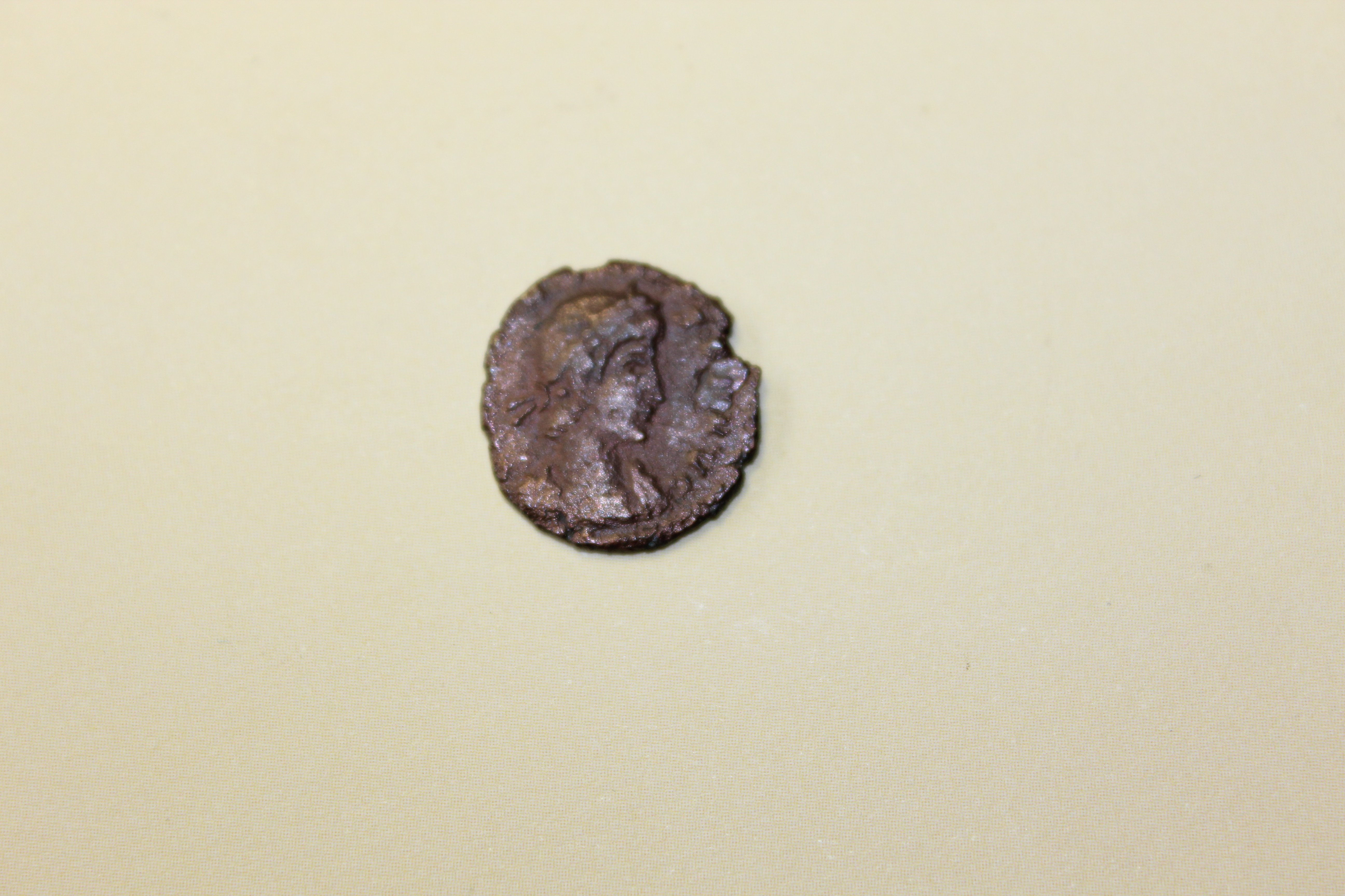 Münze Follis Constans 347-348 n.Chr. (VG Museum Eich CC BY-NC-SA)