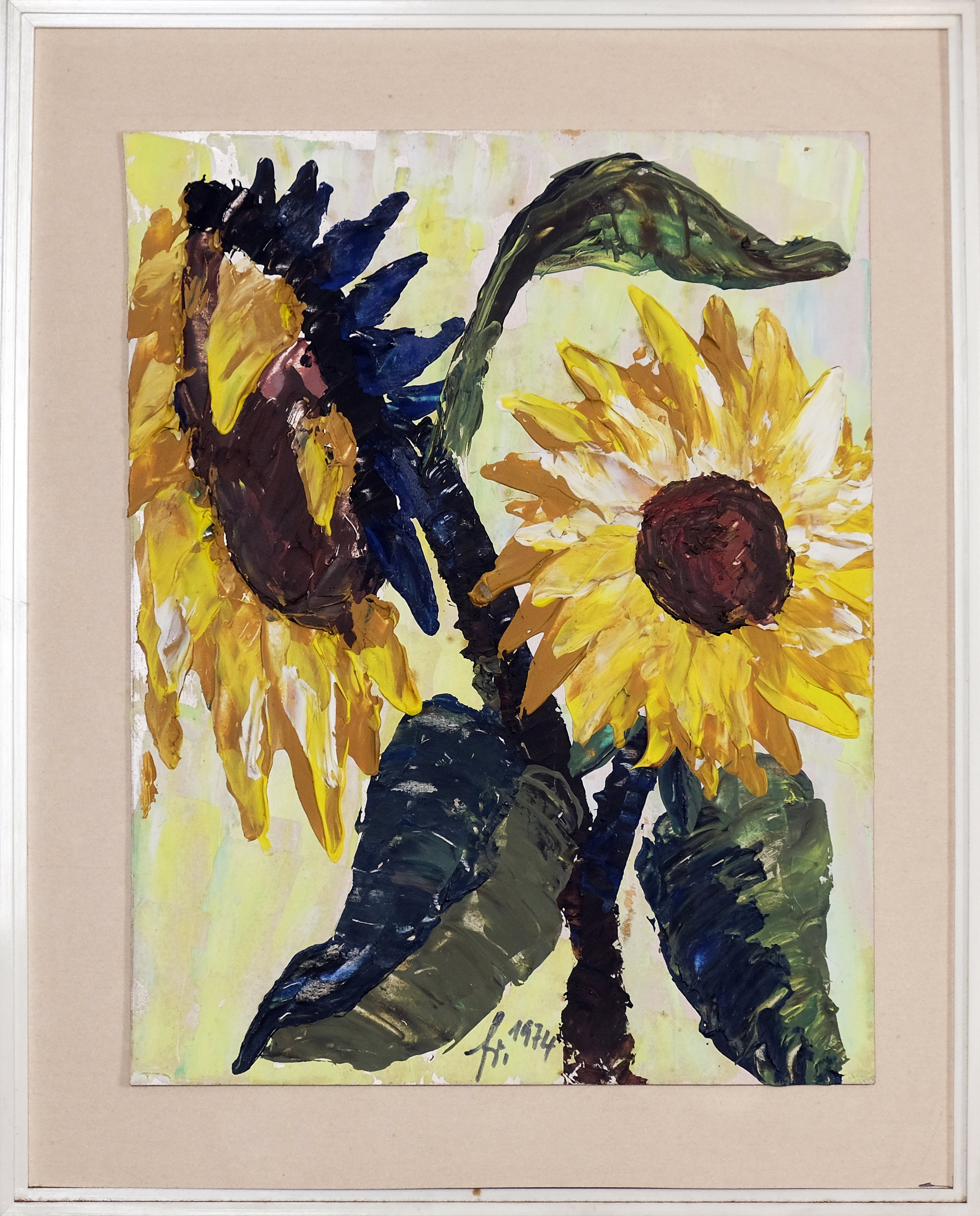 Sonnenblumen 1974 (Lothar Stein CC BY-NC-SA)