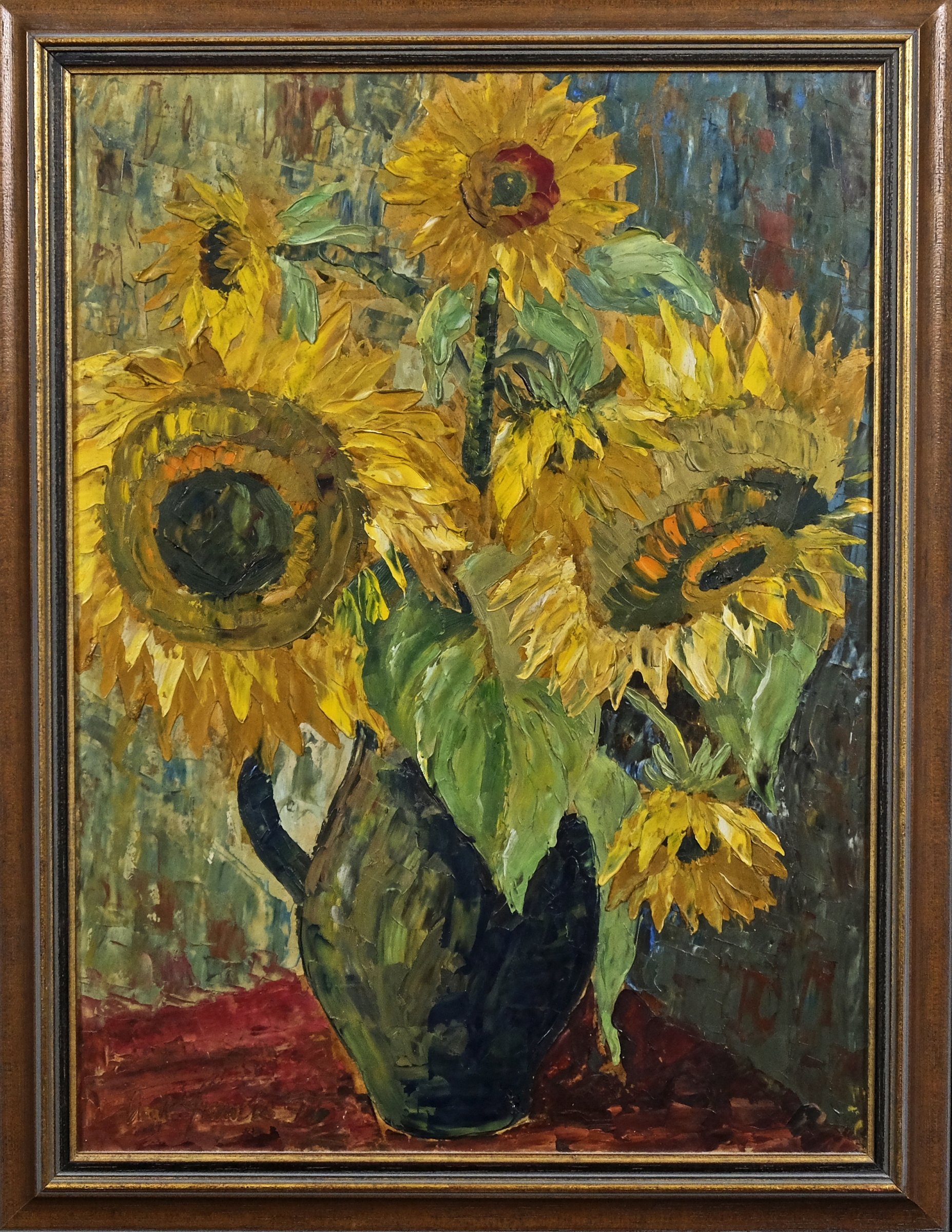 Vase mit Sonnenblumen (Lothar Stein CC BY-NC-SA)