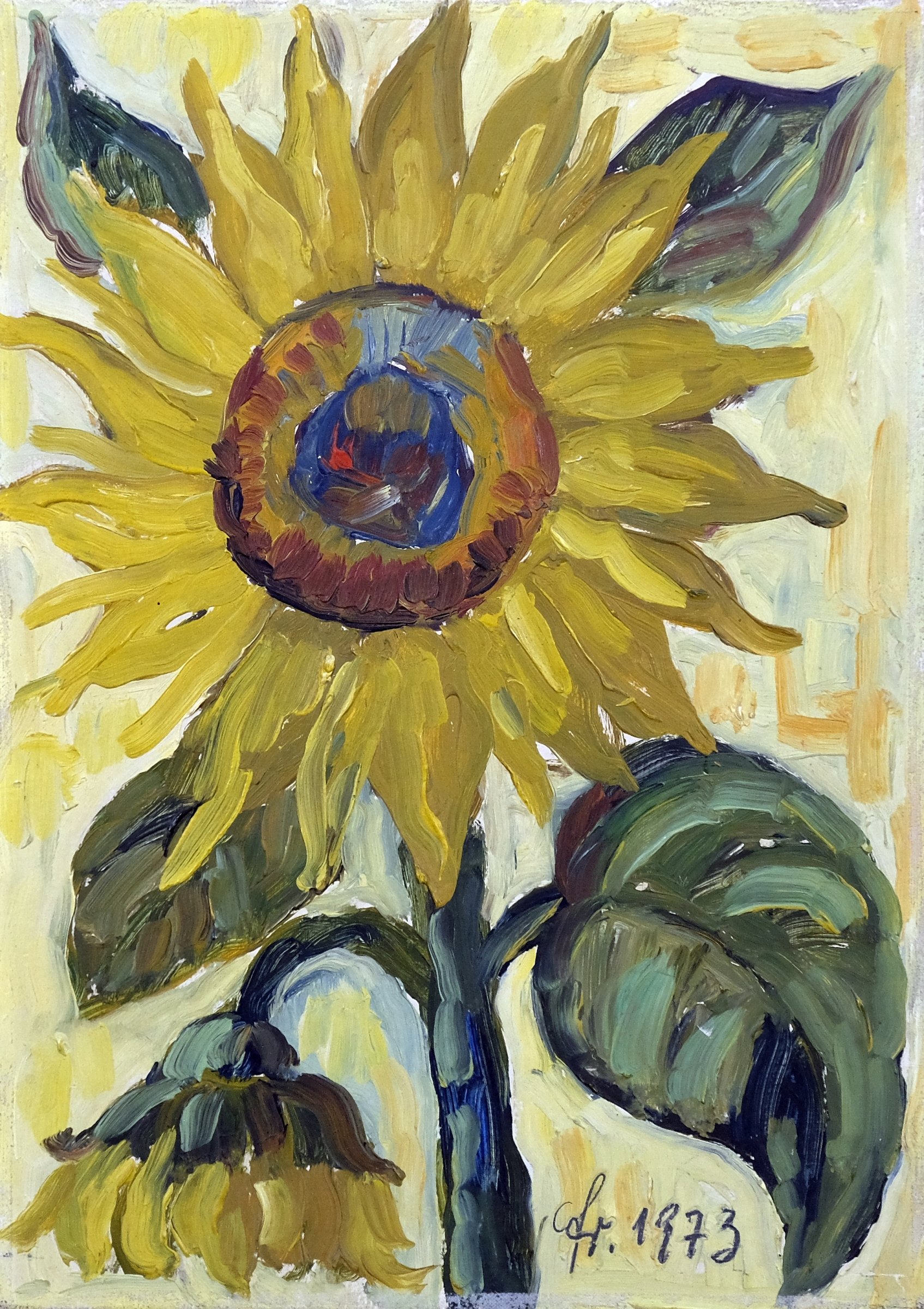 Sonnenblume 1973 (Lothar Stein CC BY-NC-SA)