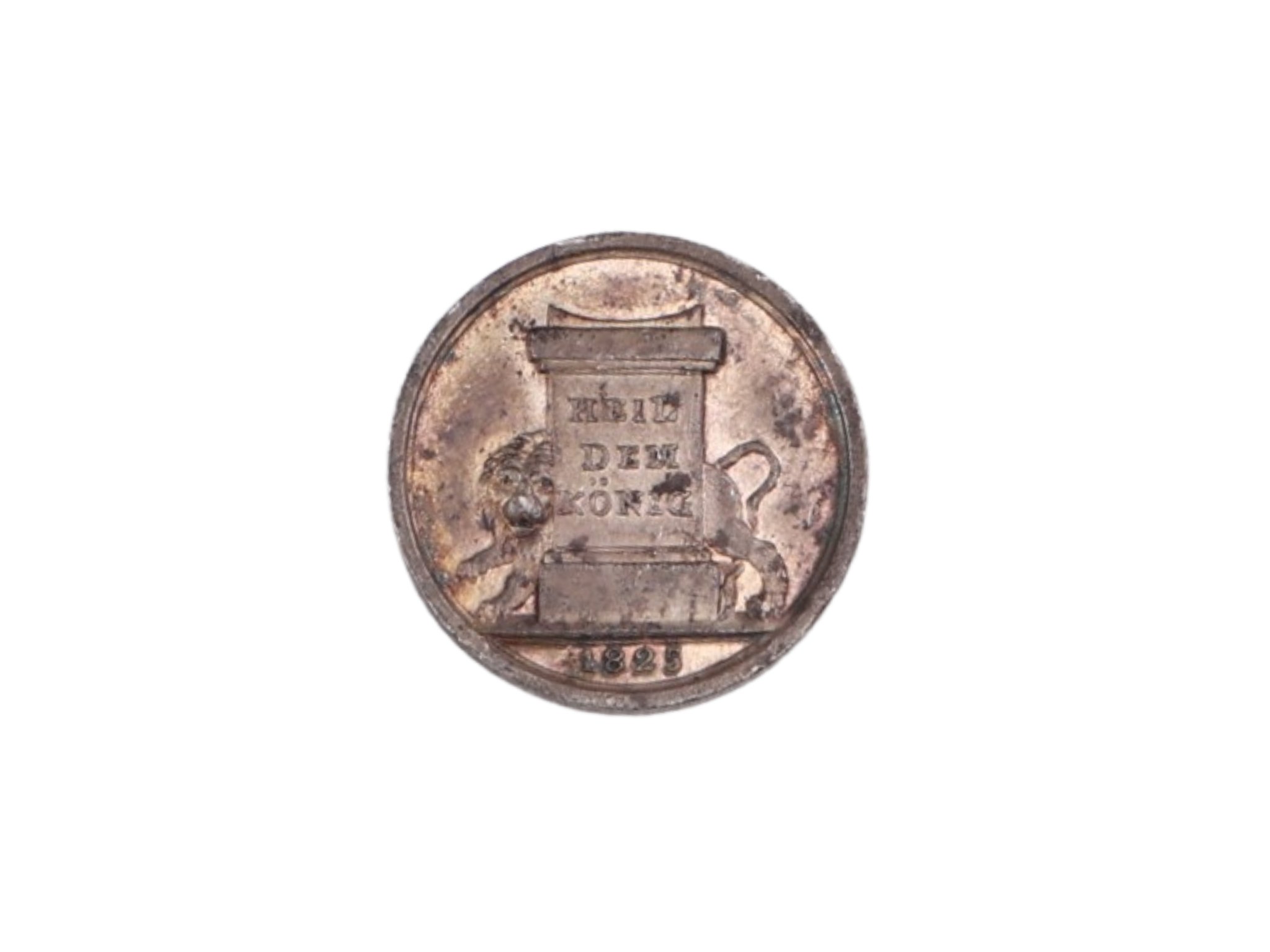 Miniaturmedaille auf die Thronbesteigung 1825 (Historisches Museum der Pfalz - Speyer CC BY)