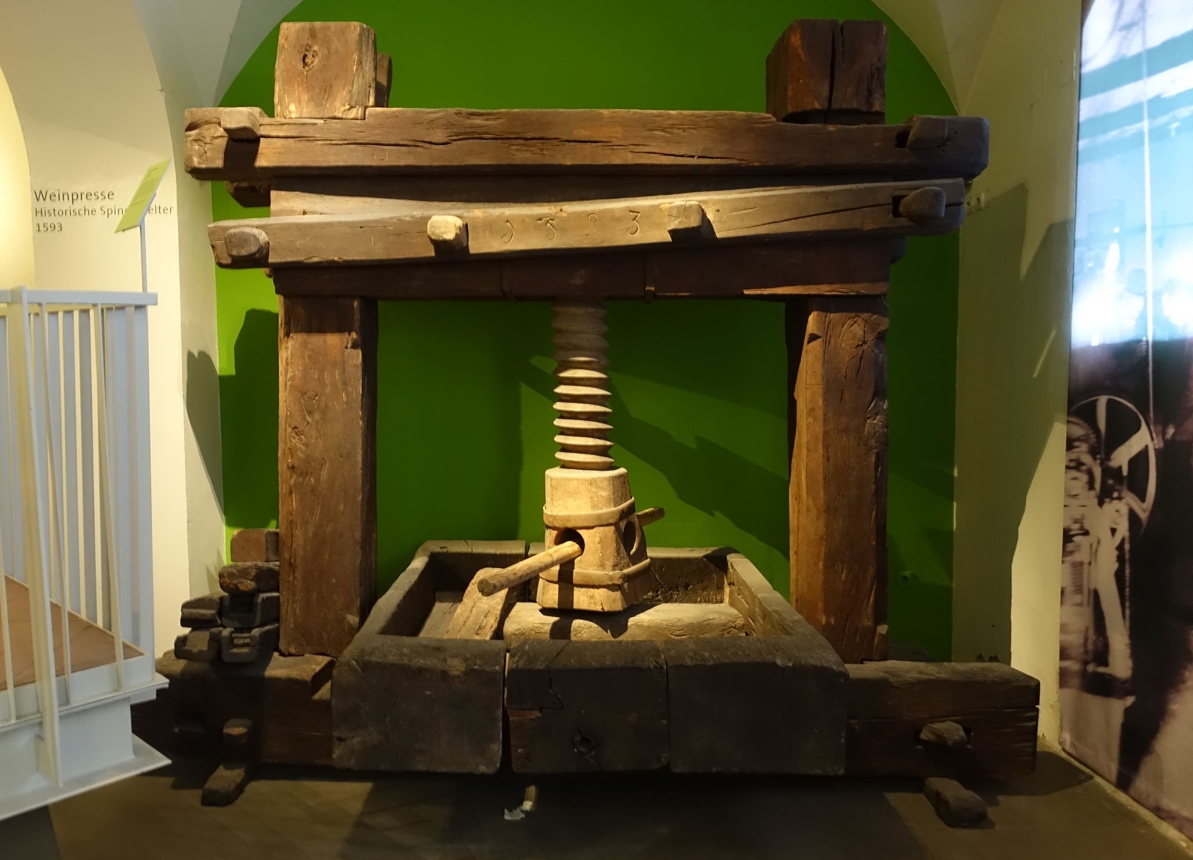 Holzspindelkelter (Historisches Museum der Pfalz, Speyer CC BY)