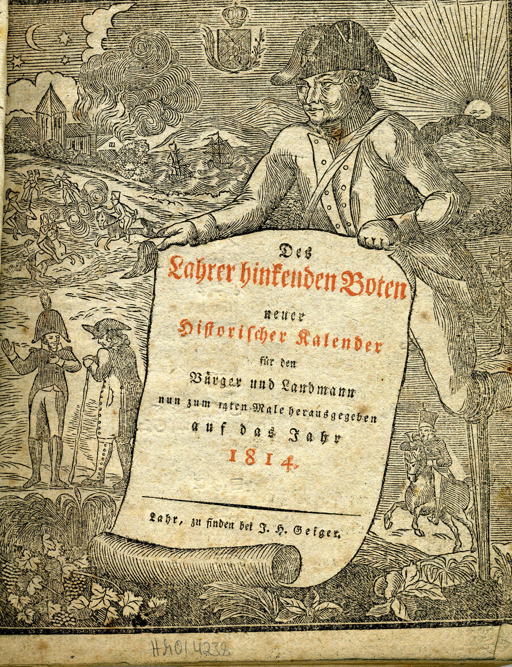 Lahrer Hinkenden Bote für das Jahr 1814 (Historisches Museum der Pfalz, Speyer CC BY)