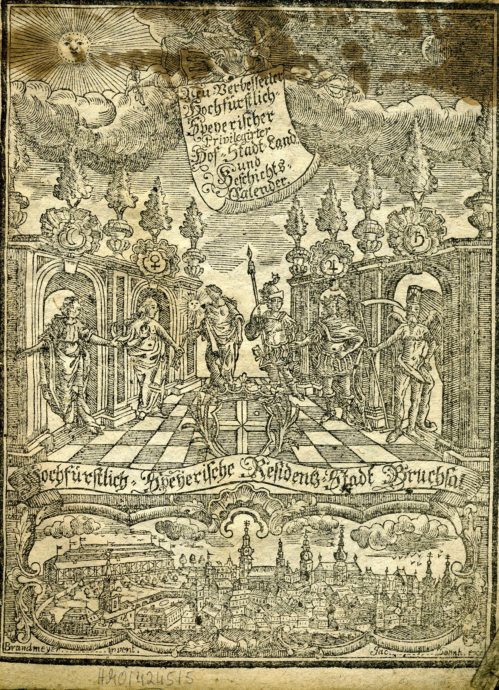 Hochfürstlicher Speyerischer- Landkalender für das Jahr 1784 (Historisches Museum der Pfalz, Speyer CC BY)